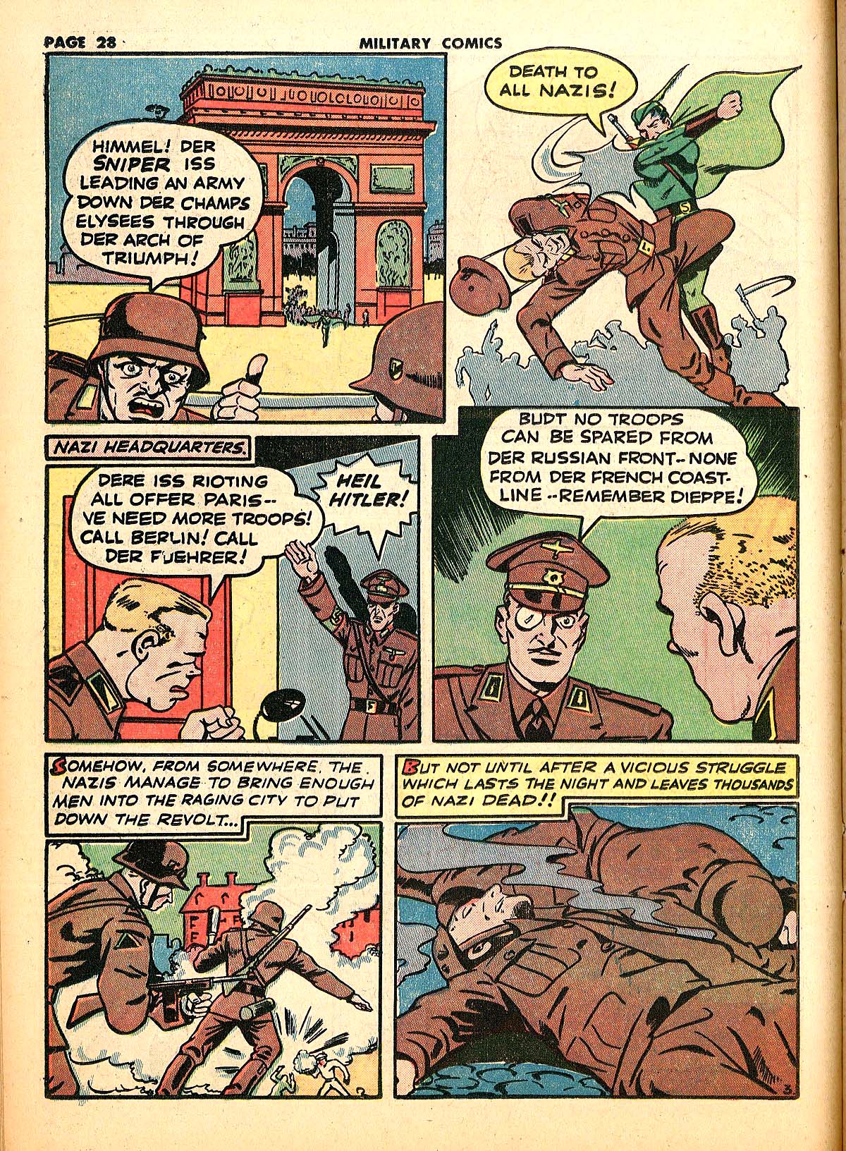 Read online Military Comics comic -  Issue #18 - 30