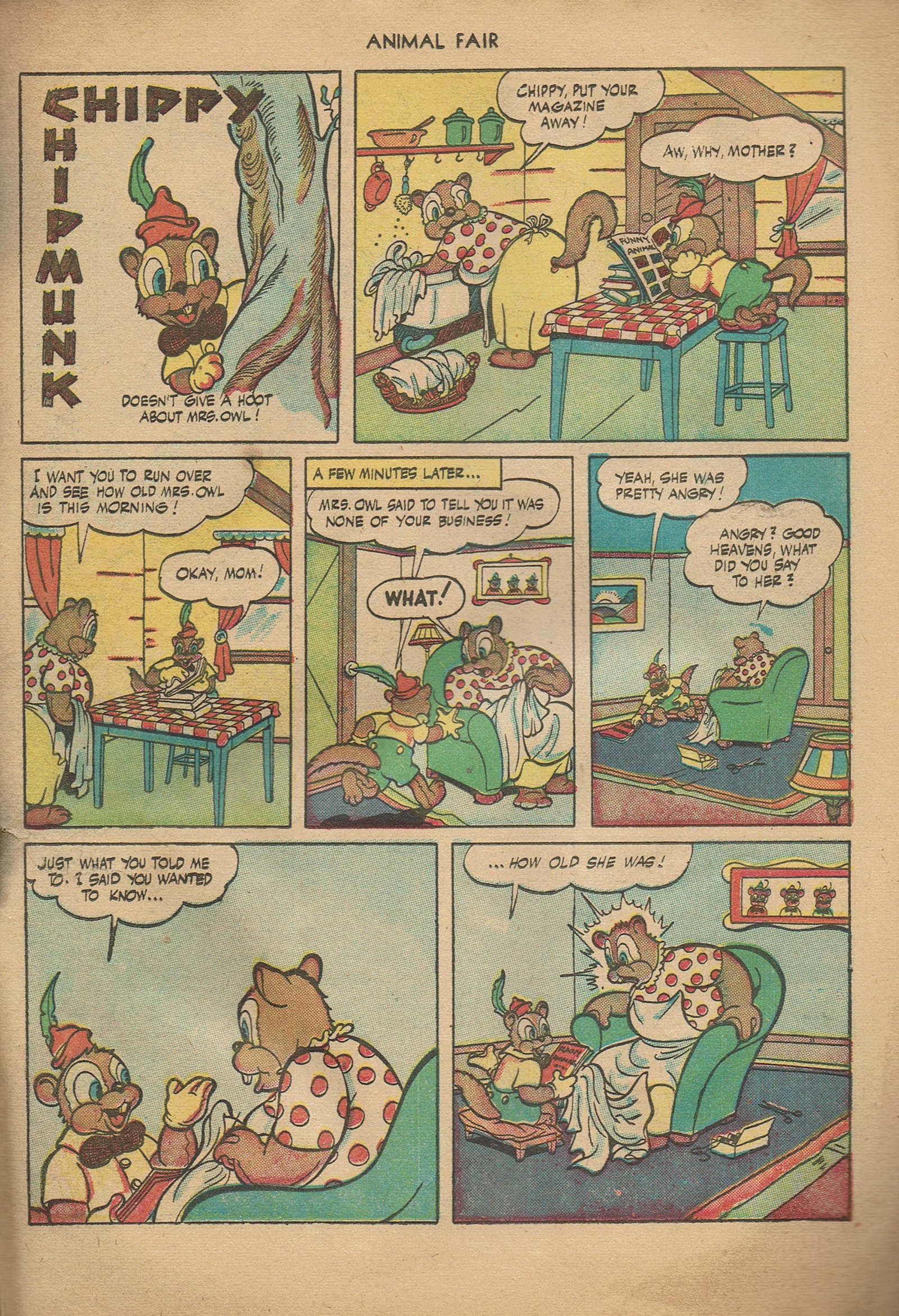 Read online Animal Fair comic -  Issue #1 - 11