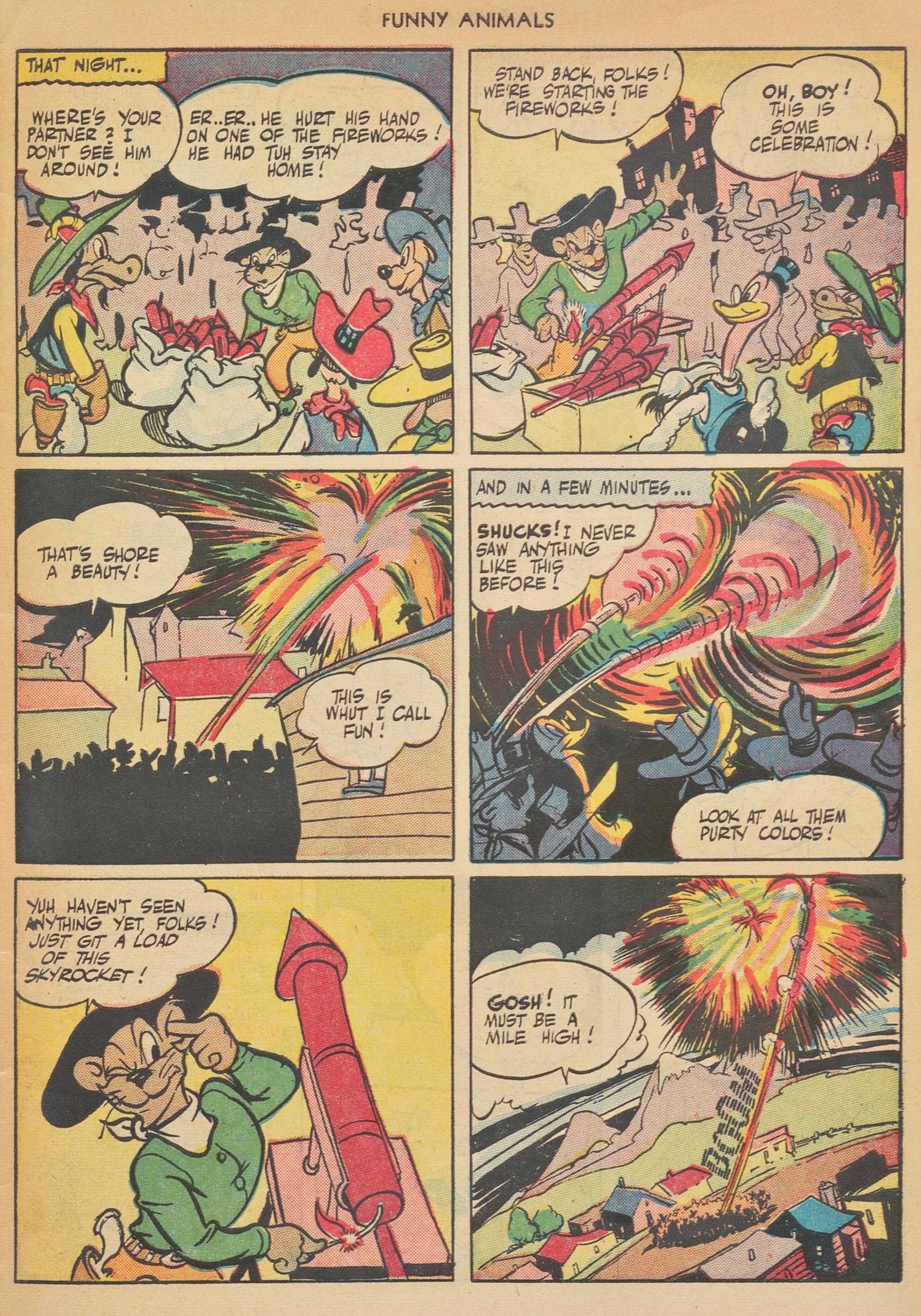 Read online Fawcett's Funny Animals comic -  Issue #49 - 5