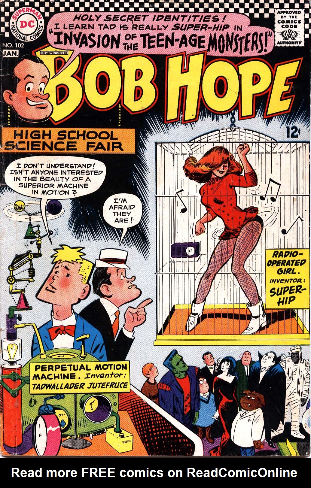Read online The Adventures of Bob Hope comic -  Issue #102 - 1