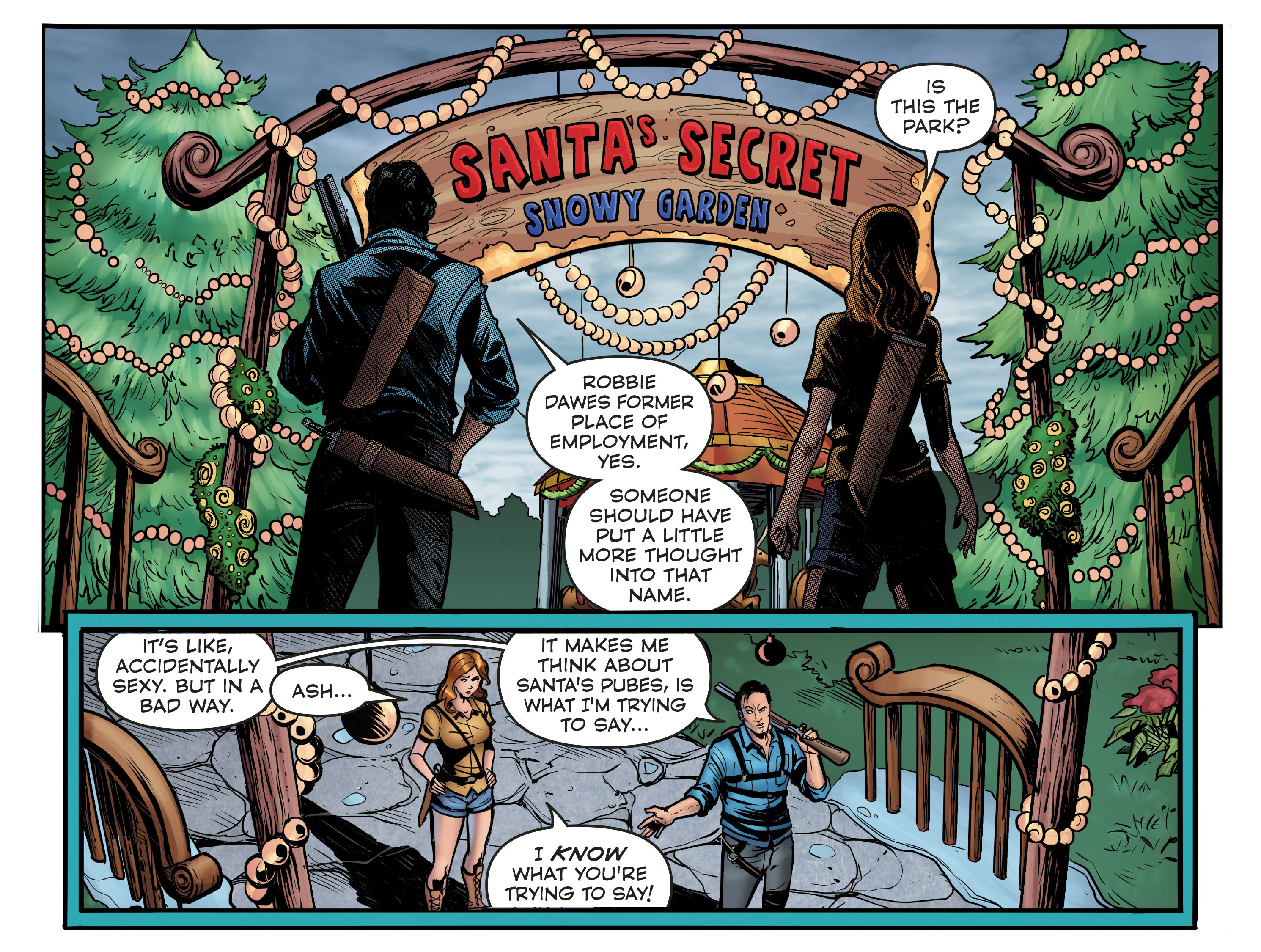 Read online Evil Dead 2: A Merry Deadite X-Mas comic -  Issue #1 - 9
