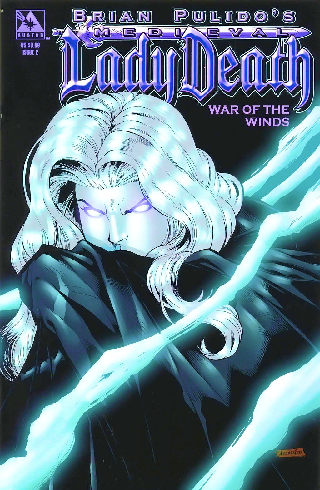 Read online Brian Pulido's Medieval Lady Death:  War of the Winds comic -  Issue #2 - 1