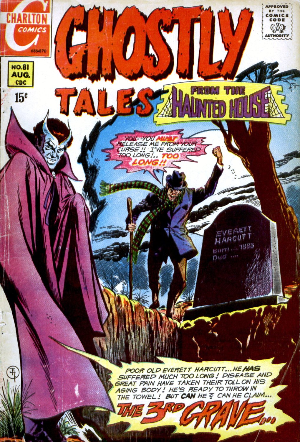 Read online Ghostly Tales comic -  Issue #81 - 1