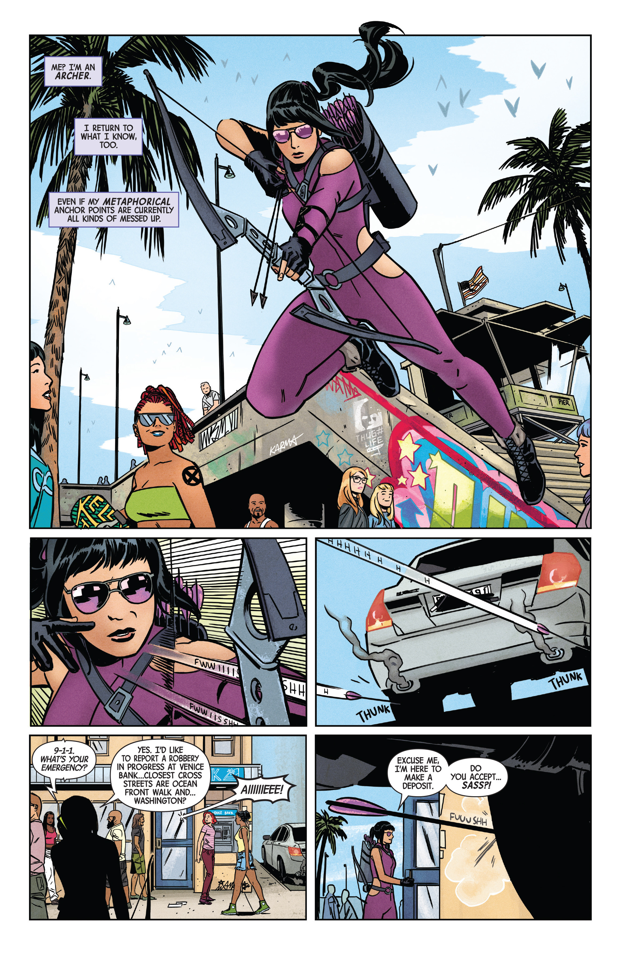Read online Hawkeye (2016) comic -  Issue #1 - 7