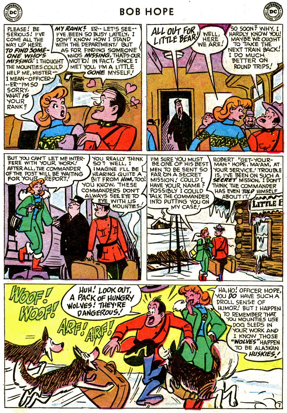 Read online The Adventures of Bob Hope comic -  Issue #47 - 9