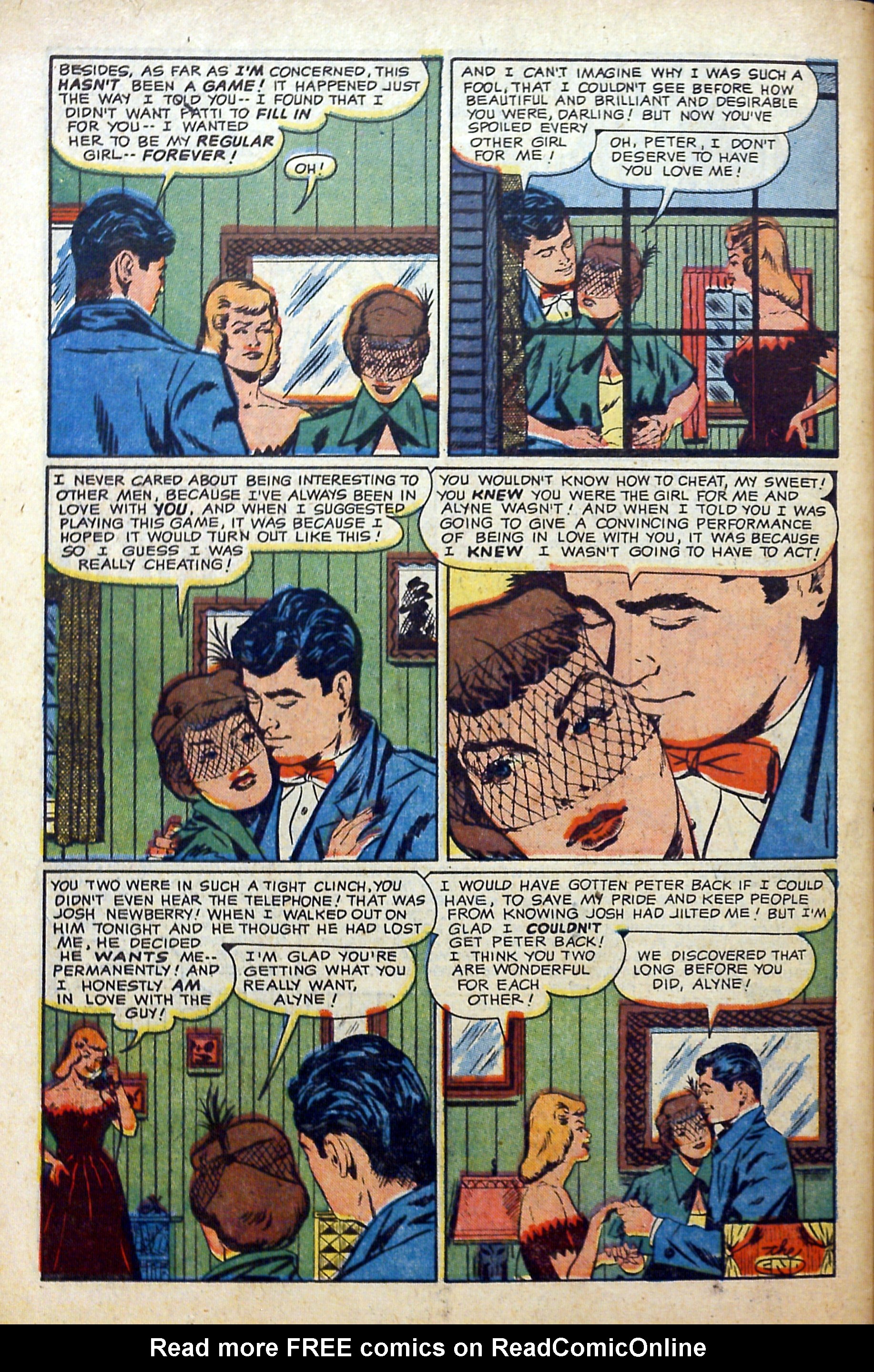 Read online Glamorous Romances comic -  Issue #62 - 34