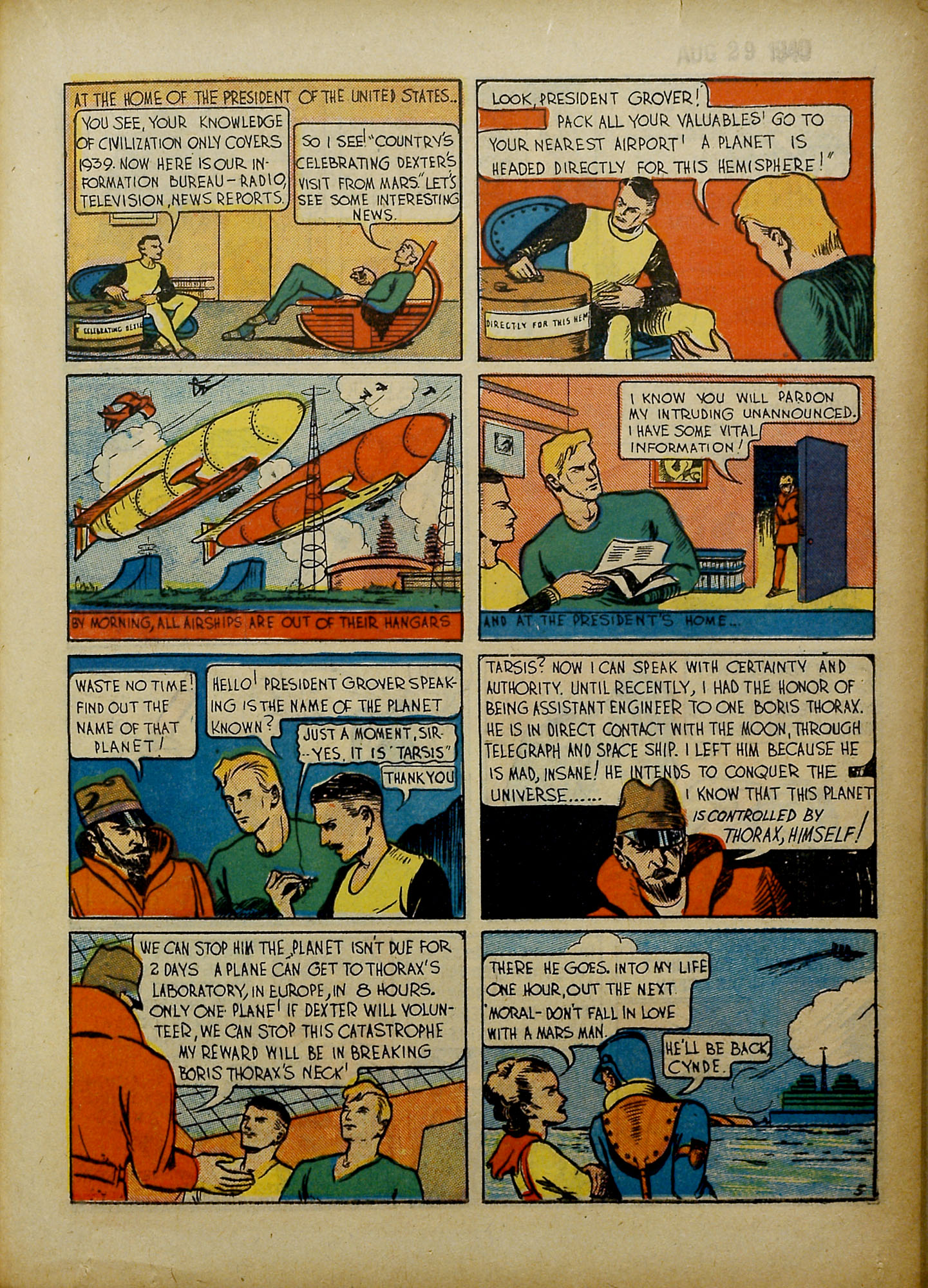 Read online Rex Dexter of Mars comic -  Issue # Full - 21
