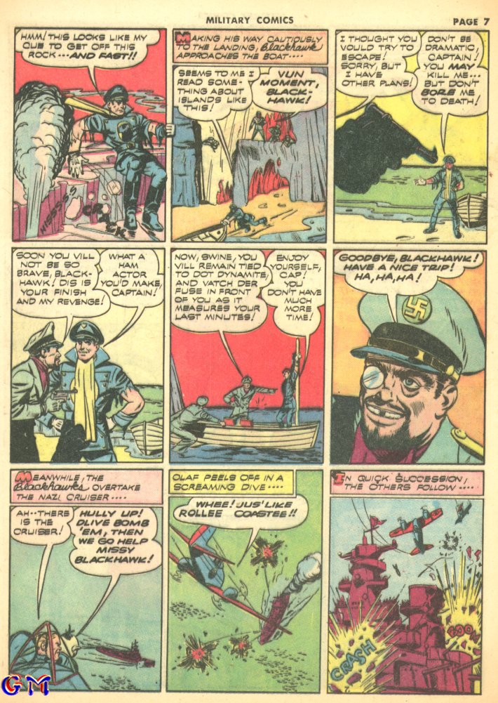 Read online Military Comics comic -  Issue #8 - 9