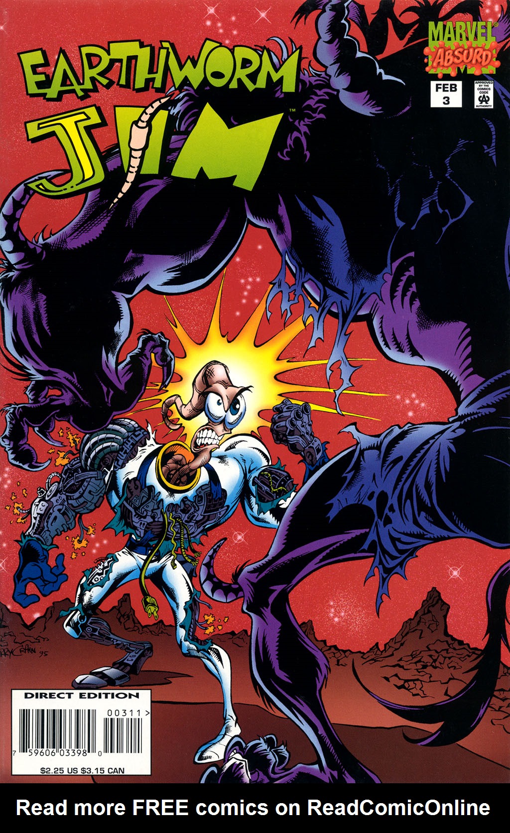 Read online Earthworm Jim comic -  Issue #3 - 1