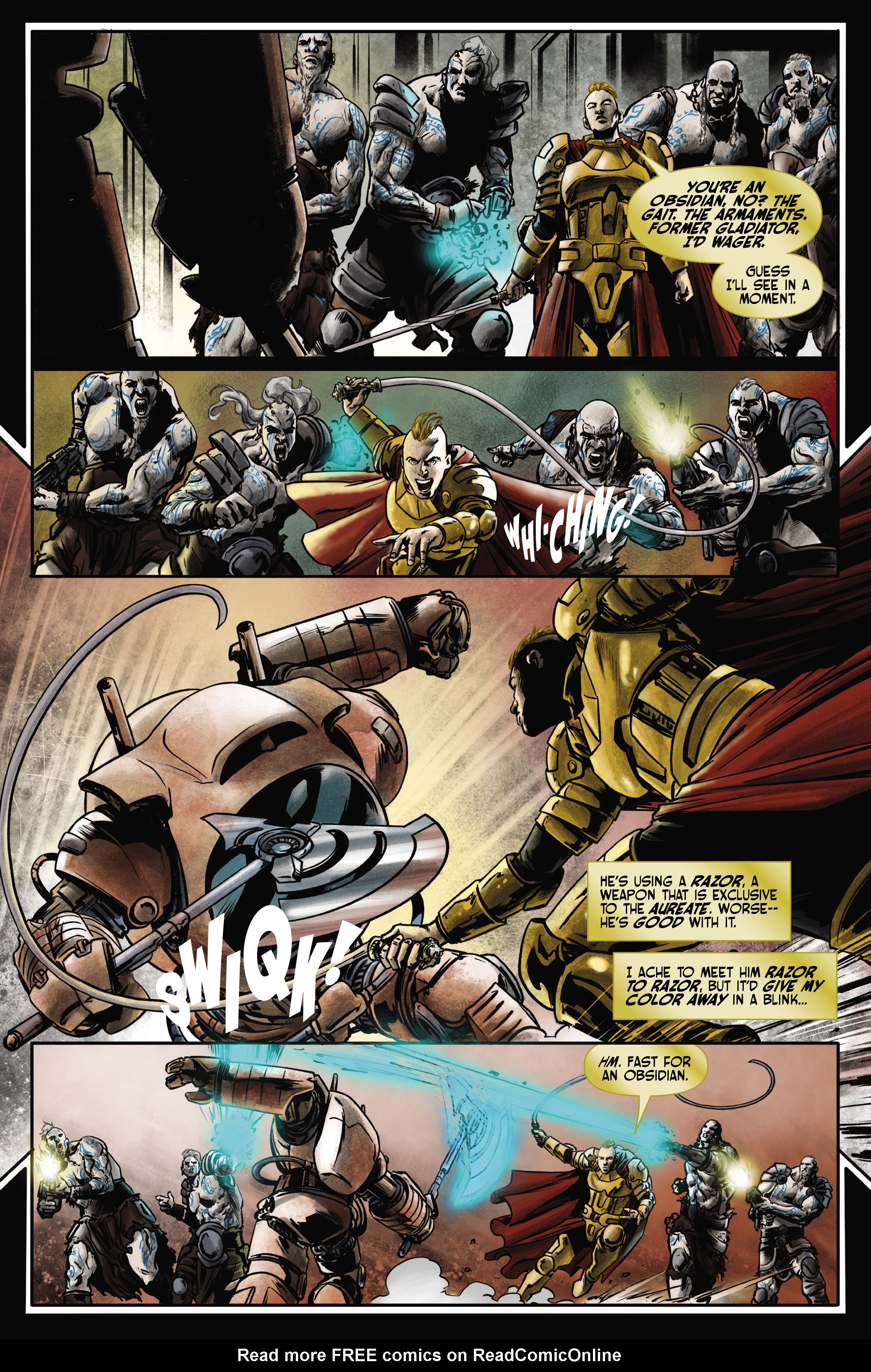Read online Pierce Brown's Red Rising: Sons of Ares: Forbidden Song comic -  Issue # TPB - 29