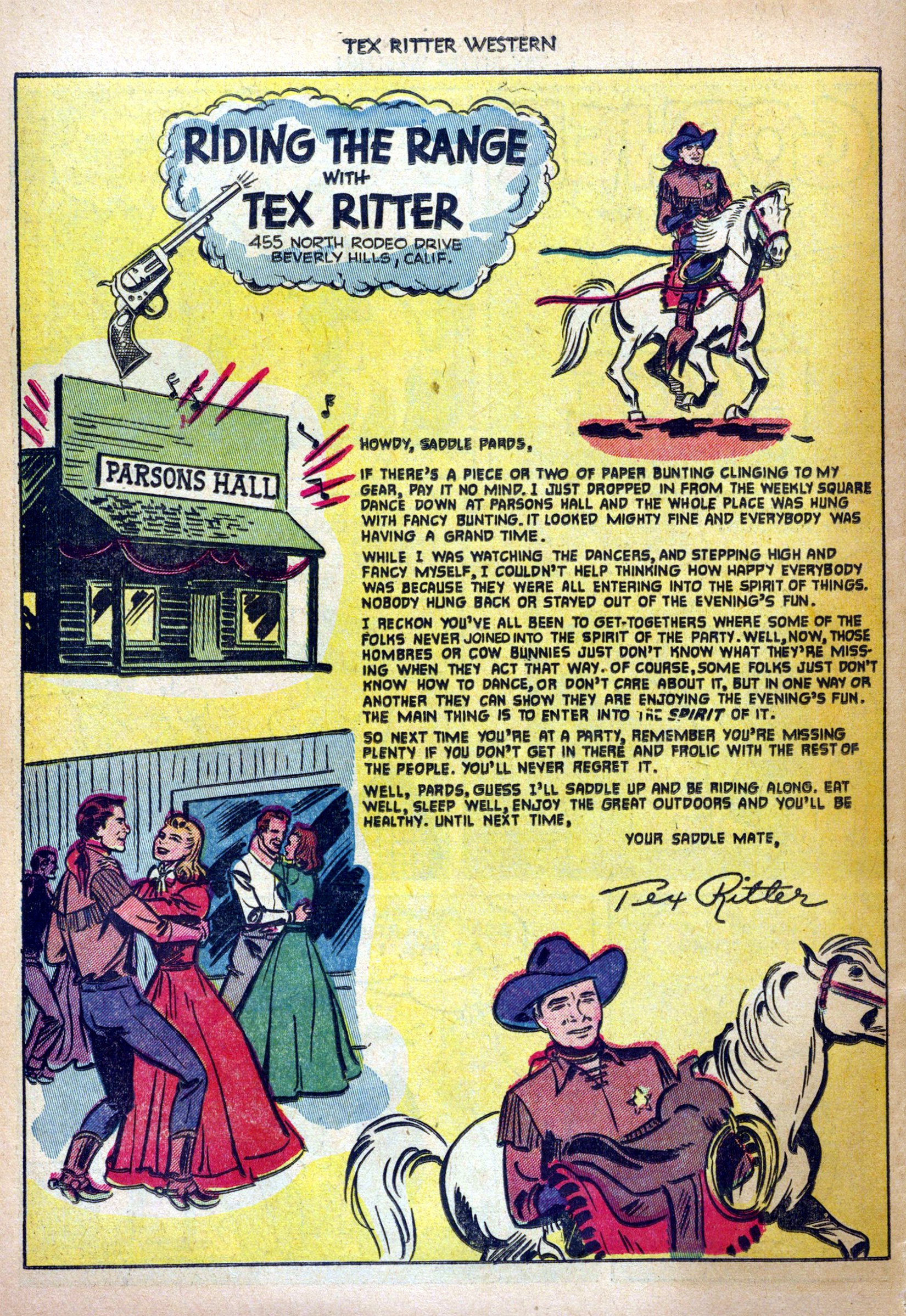 Read online Tex Ritter Western comic -  Issue #11 - 34