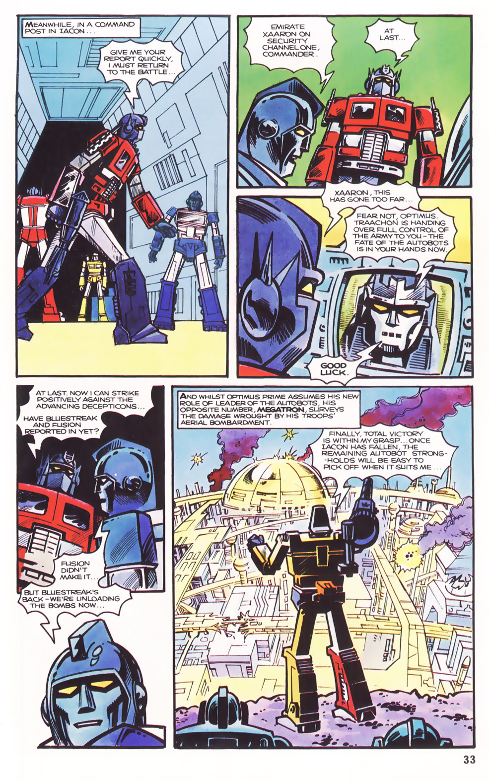 Read online The Transformers Annual comic -  Issue #1985 - 32