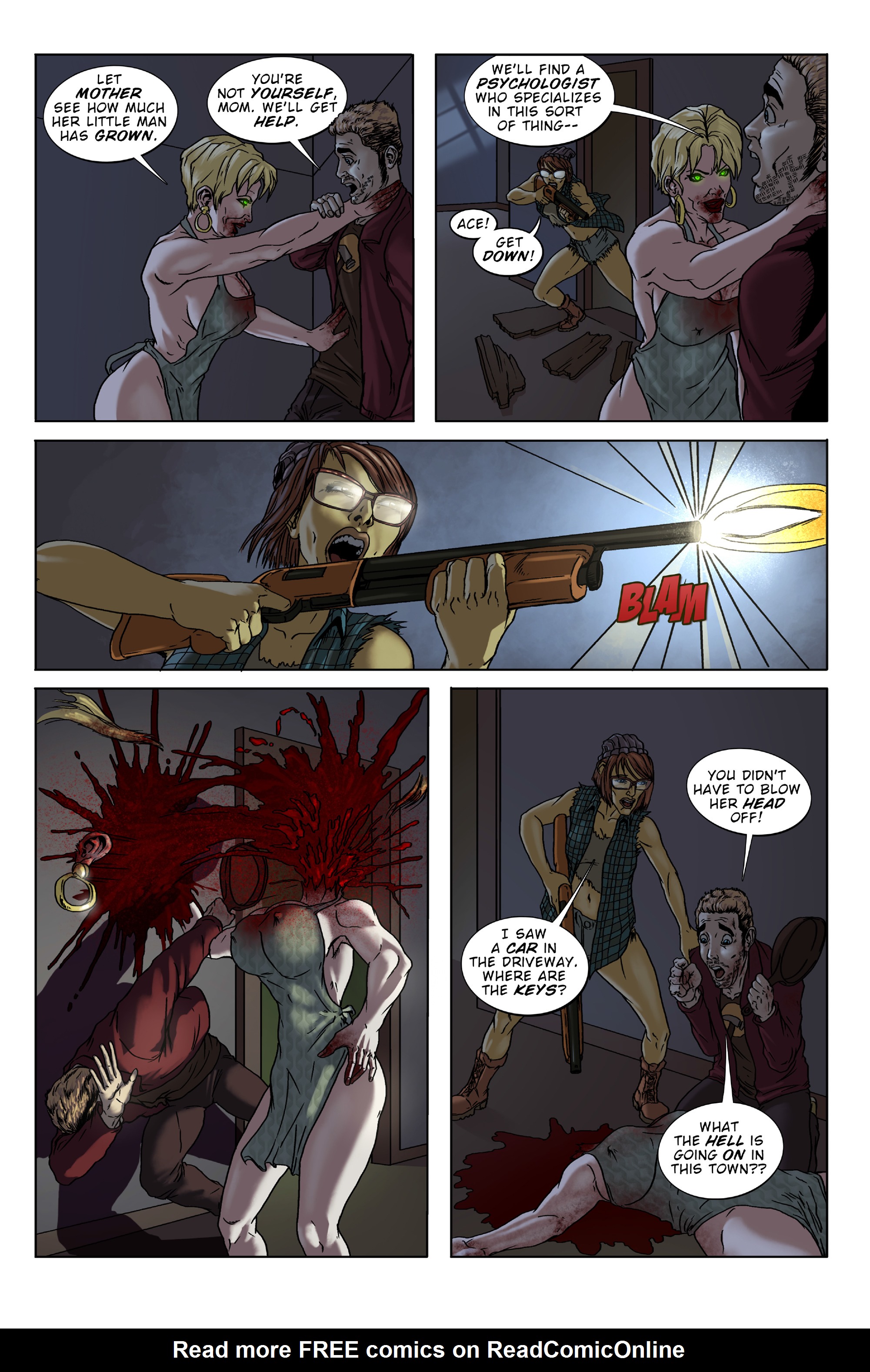 Read online Lesbian Zombies from Outer Space comic -  Issue #2 - 13