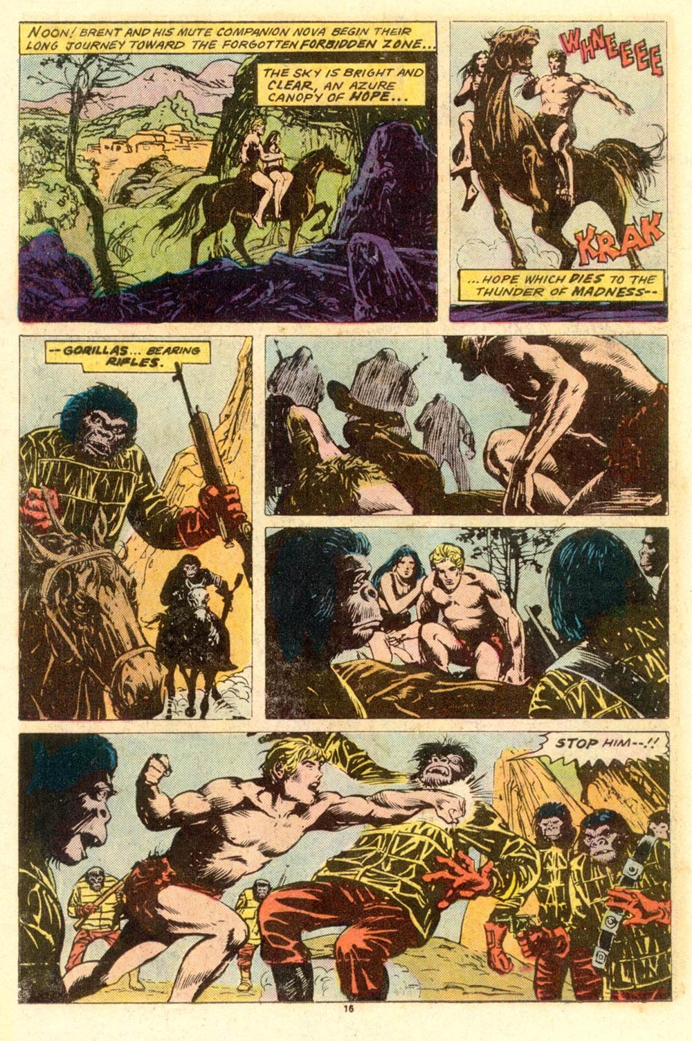 Read online Adventures on the Planet of the Apes comic -  Issue #8 - 11