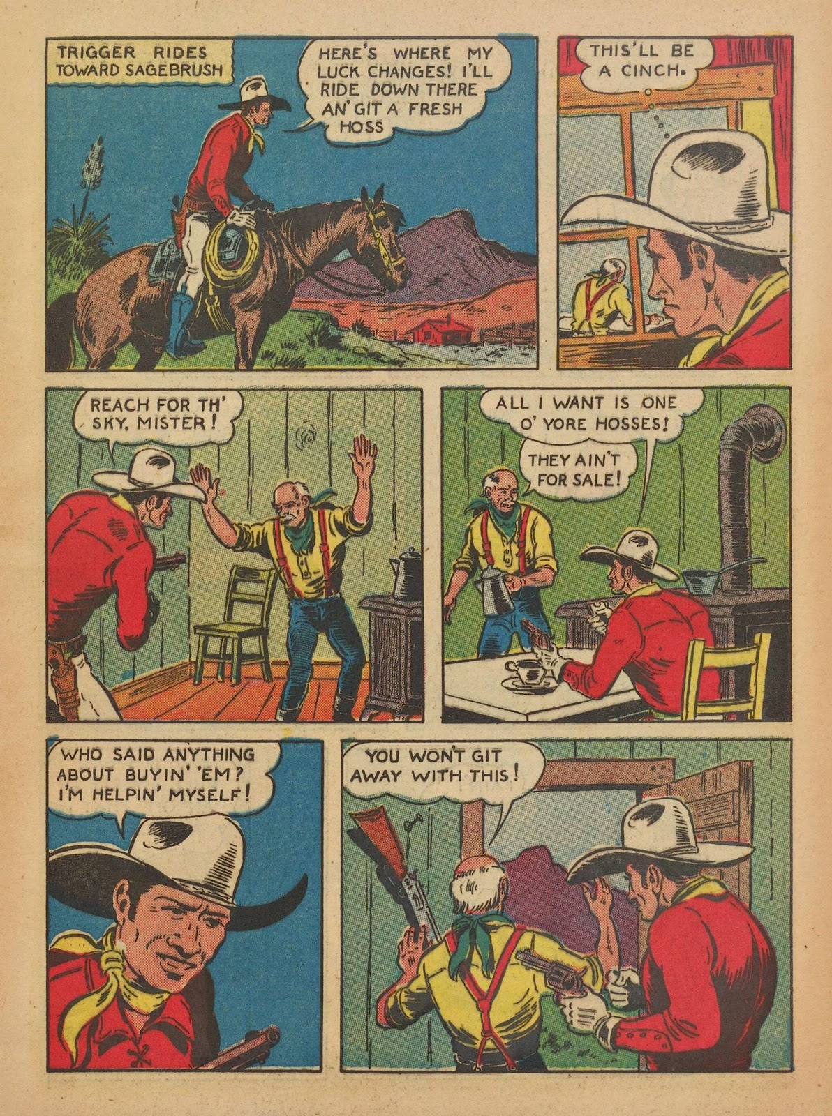 Gene Autry Comics issue 8 - Page 9