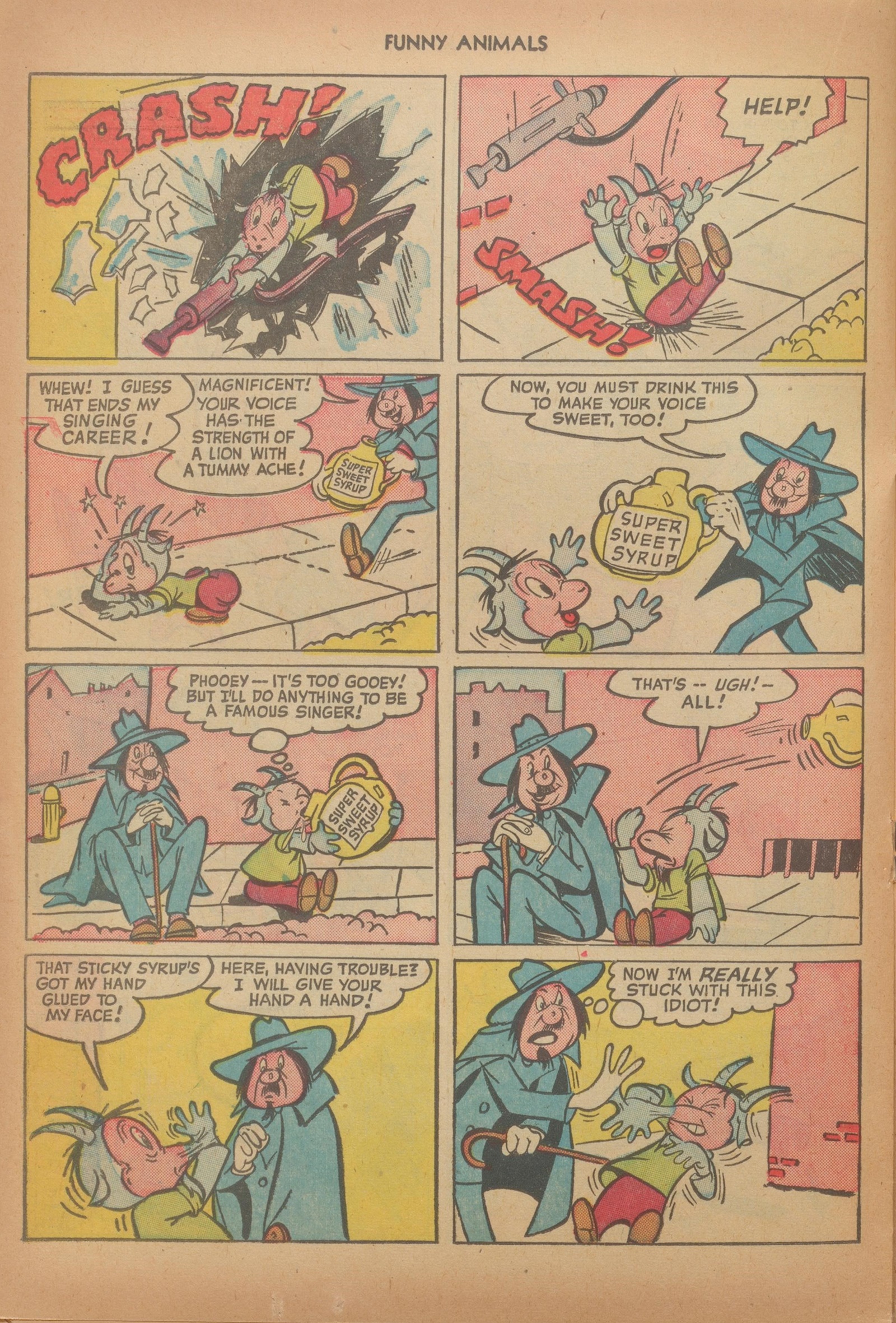Read online Fawcett's Funny Animals comic -  Issue #72 - 22