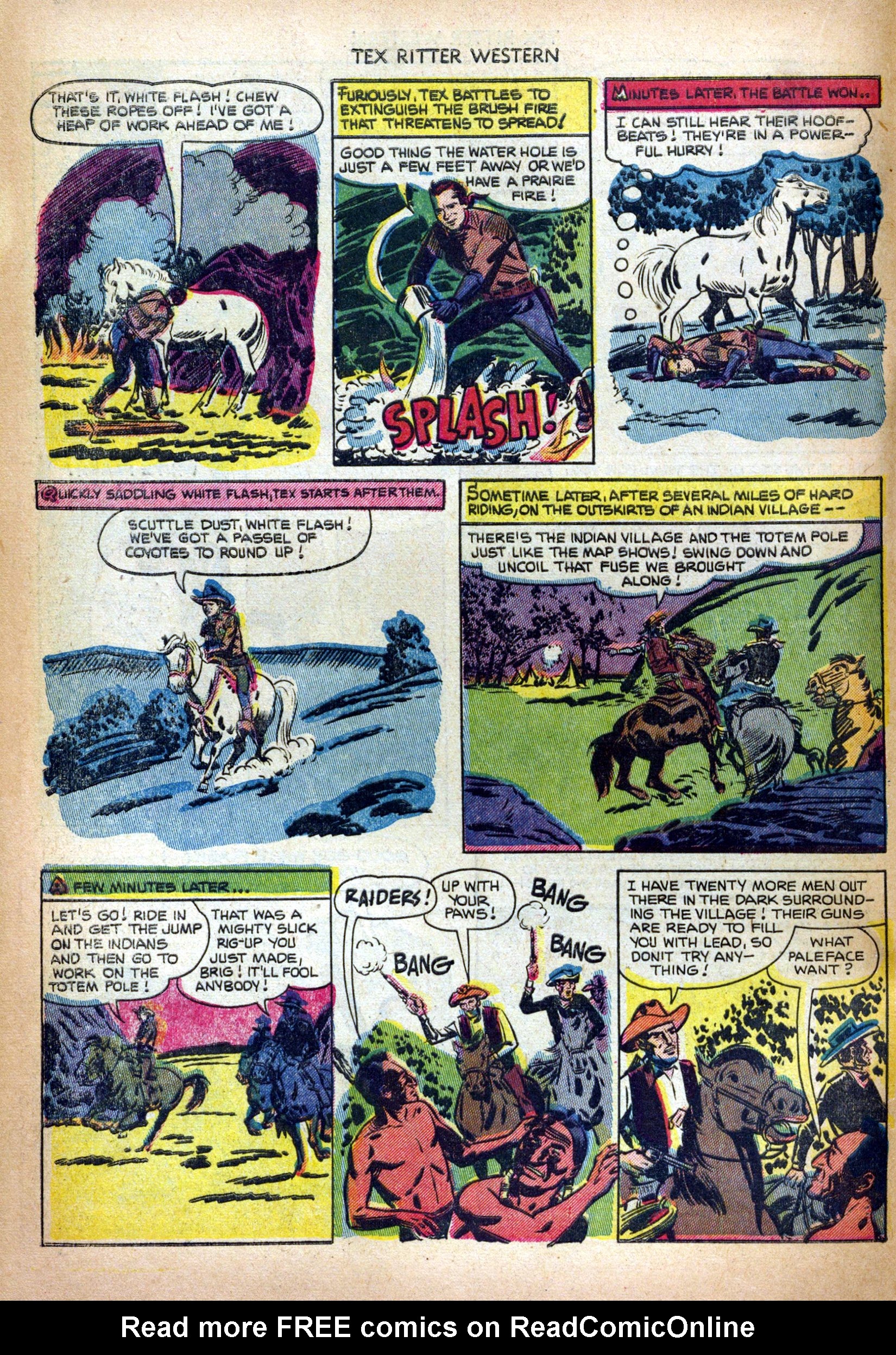 Read online Tex Ritter Western comic -  Issue #11 - 18