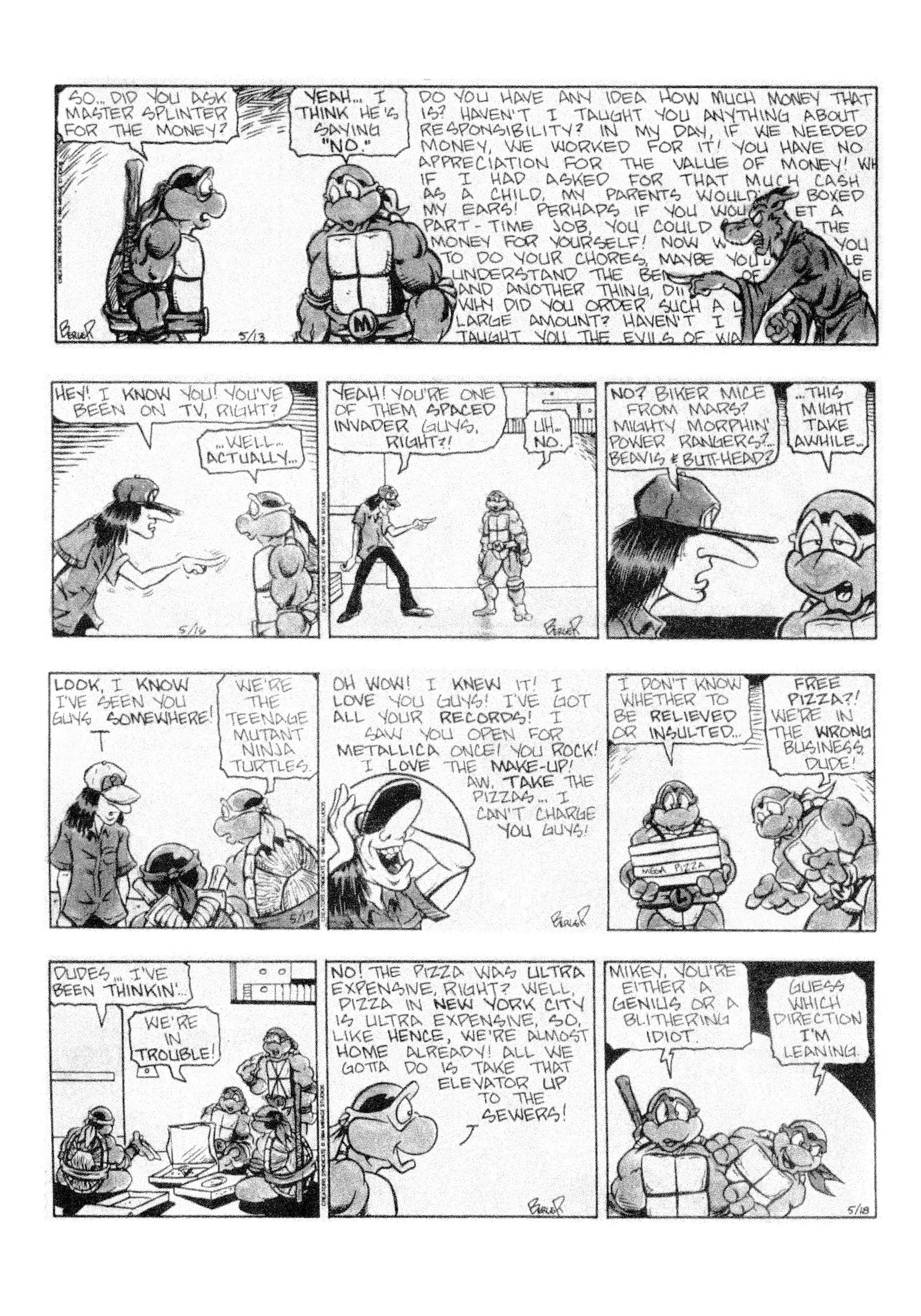 Read online Teenage Mutant Ninja Turtles: Complete Newspaper Daily Comic Strip Collection comic -  Issue # TPB 3 (Part 1) - 26