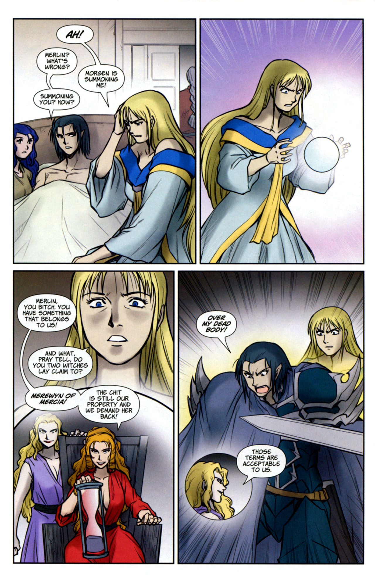 Read online Lords of Avalon: Knight of Darkness comic -  Issue #6 - 12