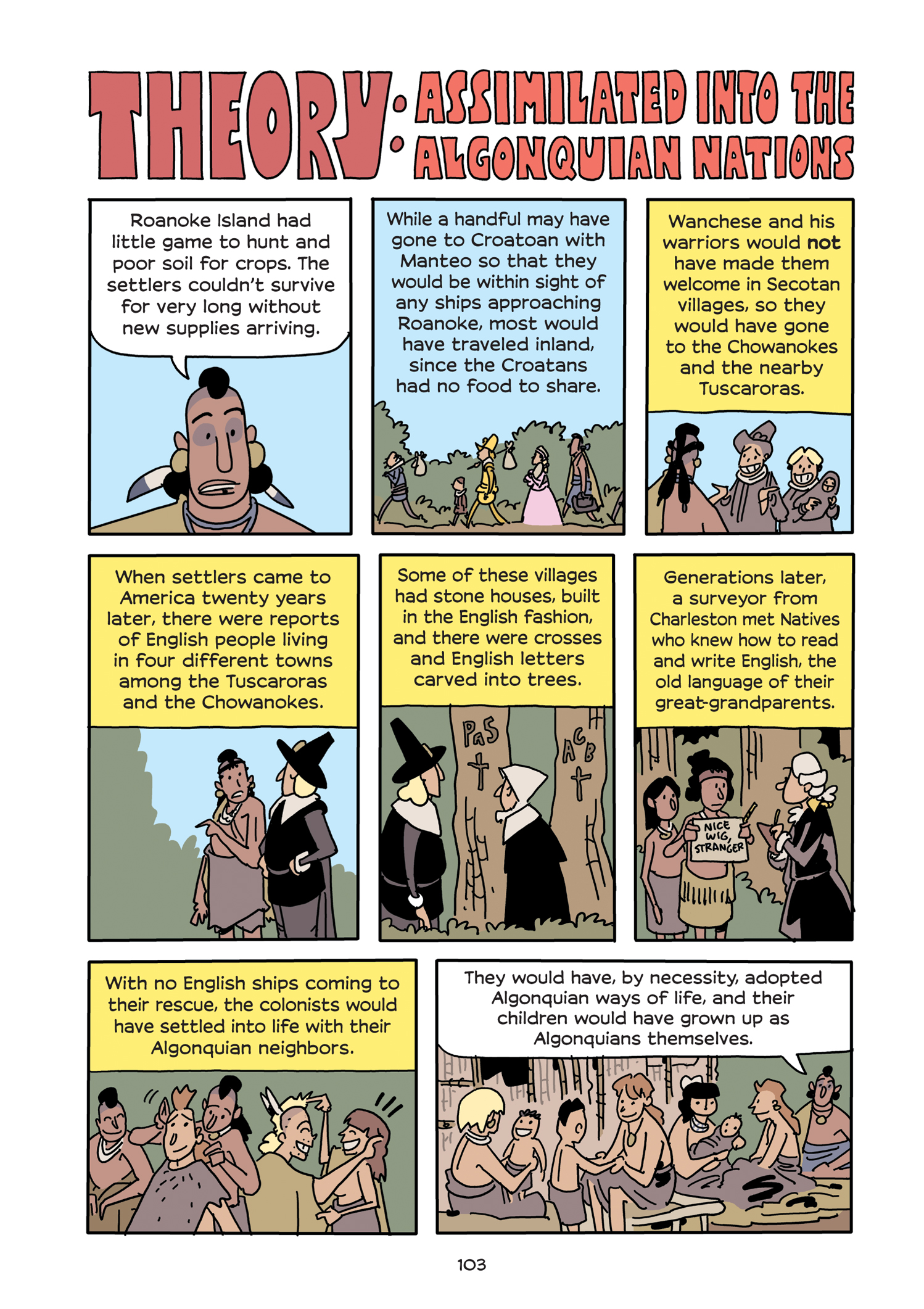 Read online History Comics comic -  Issue # The Roanoke Colony - Americas First Mystery - 108