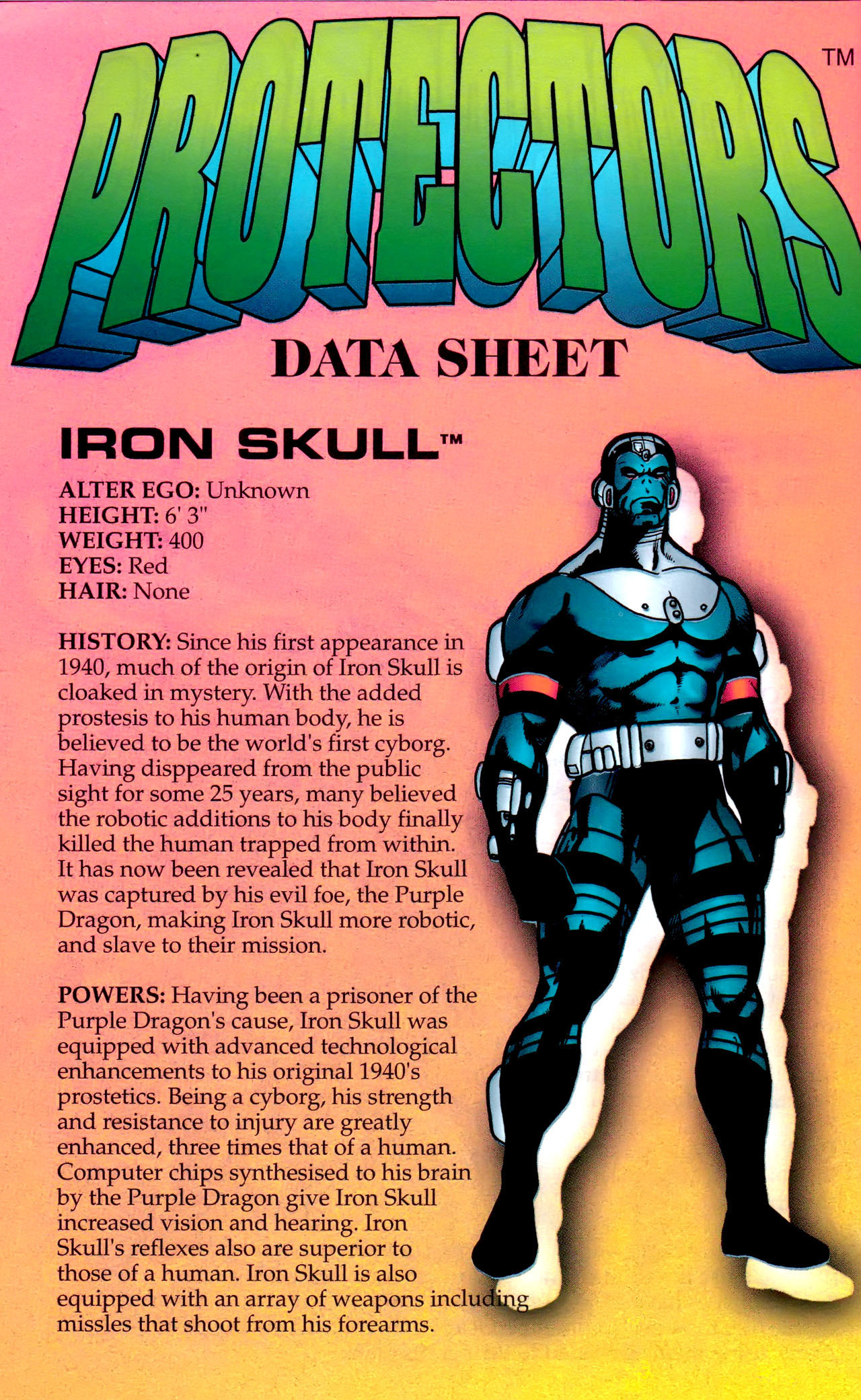 Read online The Protectors comic -  Issue # _Handbook - 16