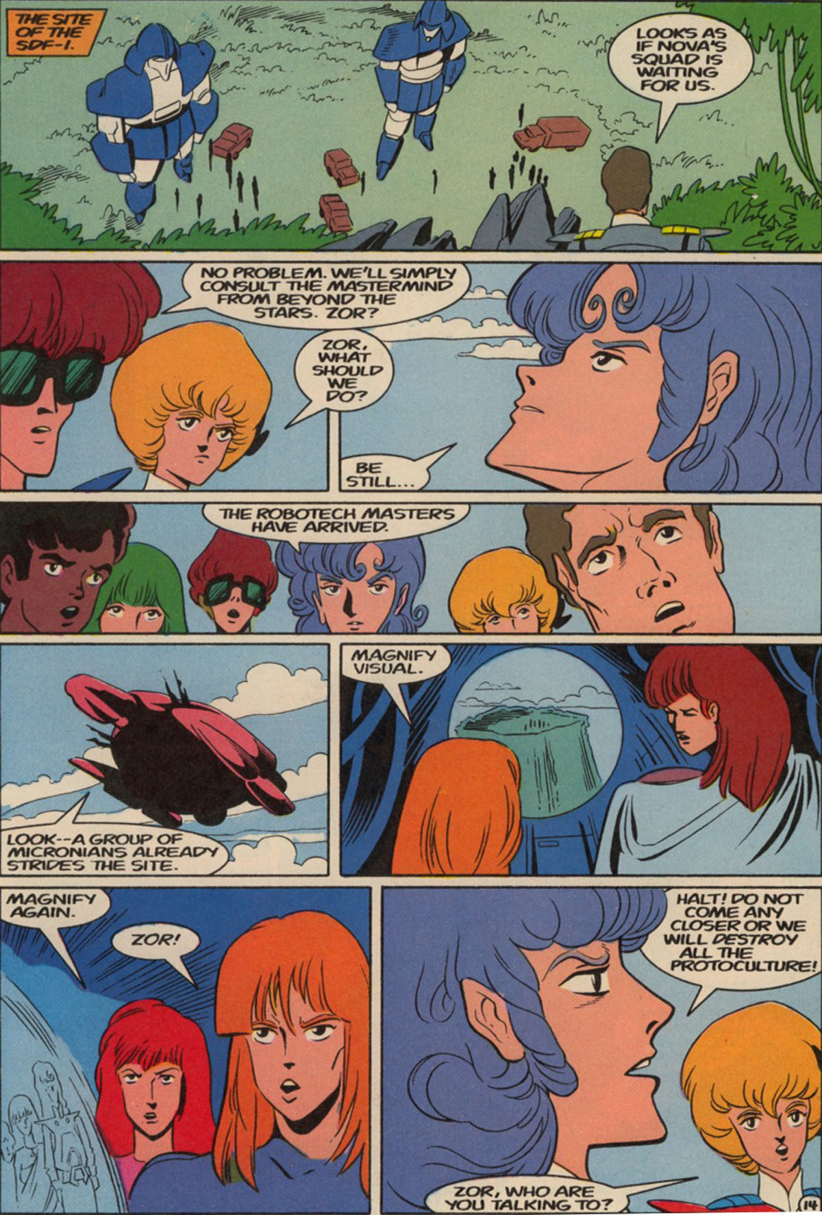 Read online Robotech Masters comic -  Issue #22 - 18