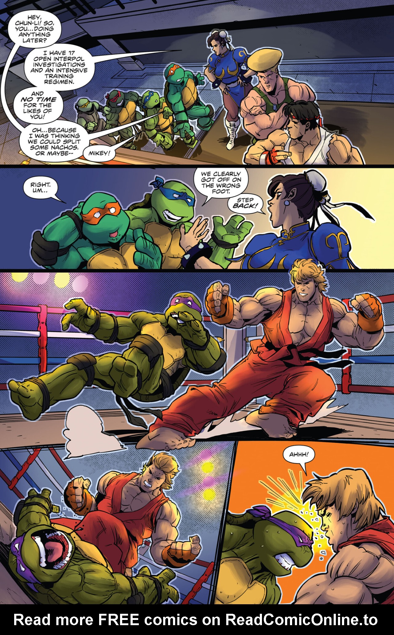 Read online Teenage Mutant Ninja Turtles vs. Street Fighter comic -  Issue #2 - 12