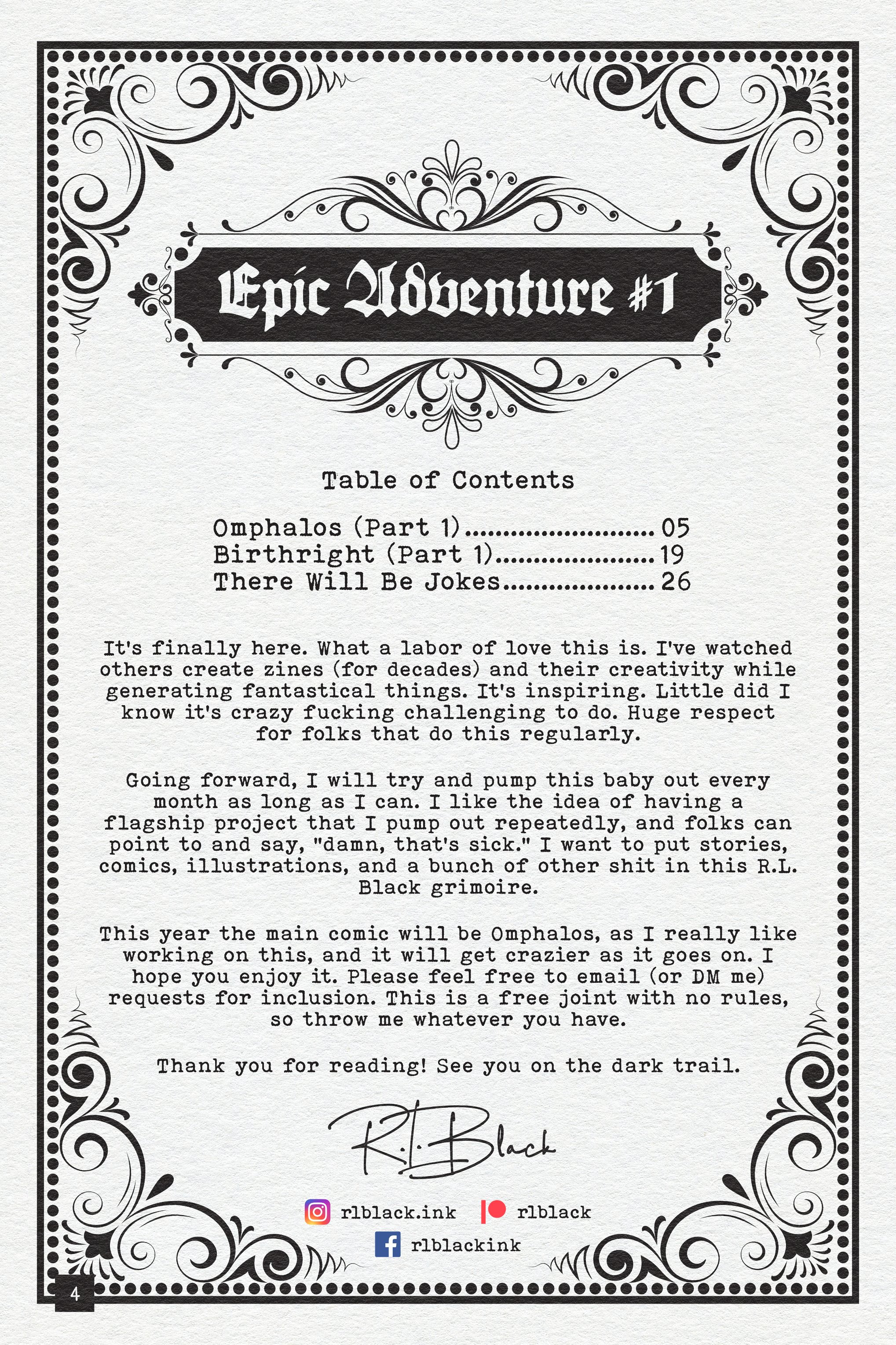 Read online Epic Adventure Zine comic -  Issue # Full - 4