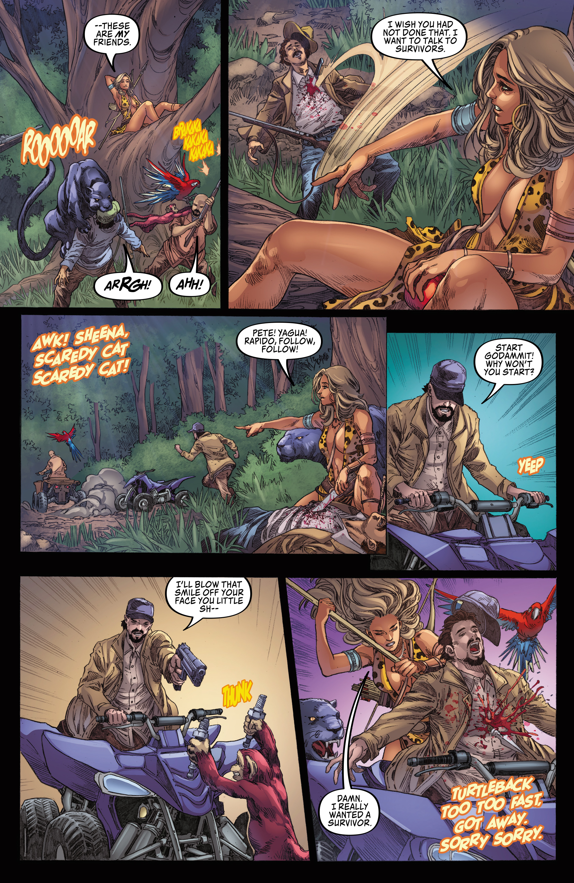 Read online Sheena Queen of the Jungle: Fatal Exams comic -  Issue #1 - 19