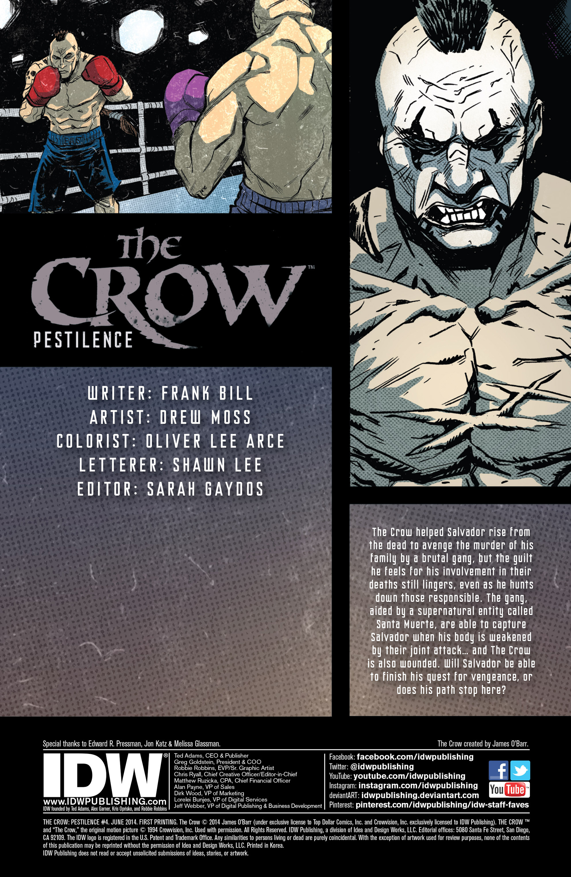 Read online The Crow: Pestilence comic -  Issue #4 - 2