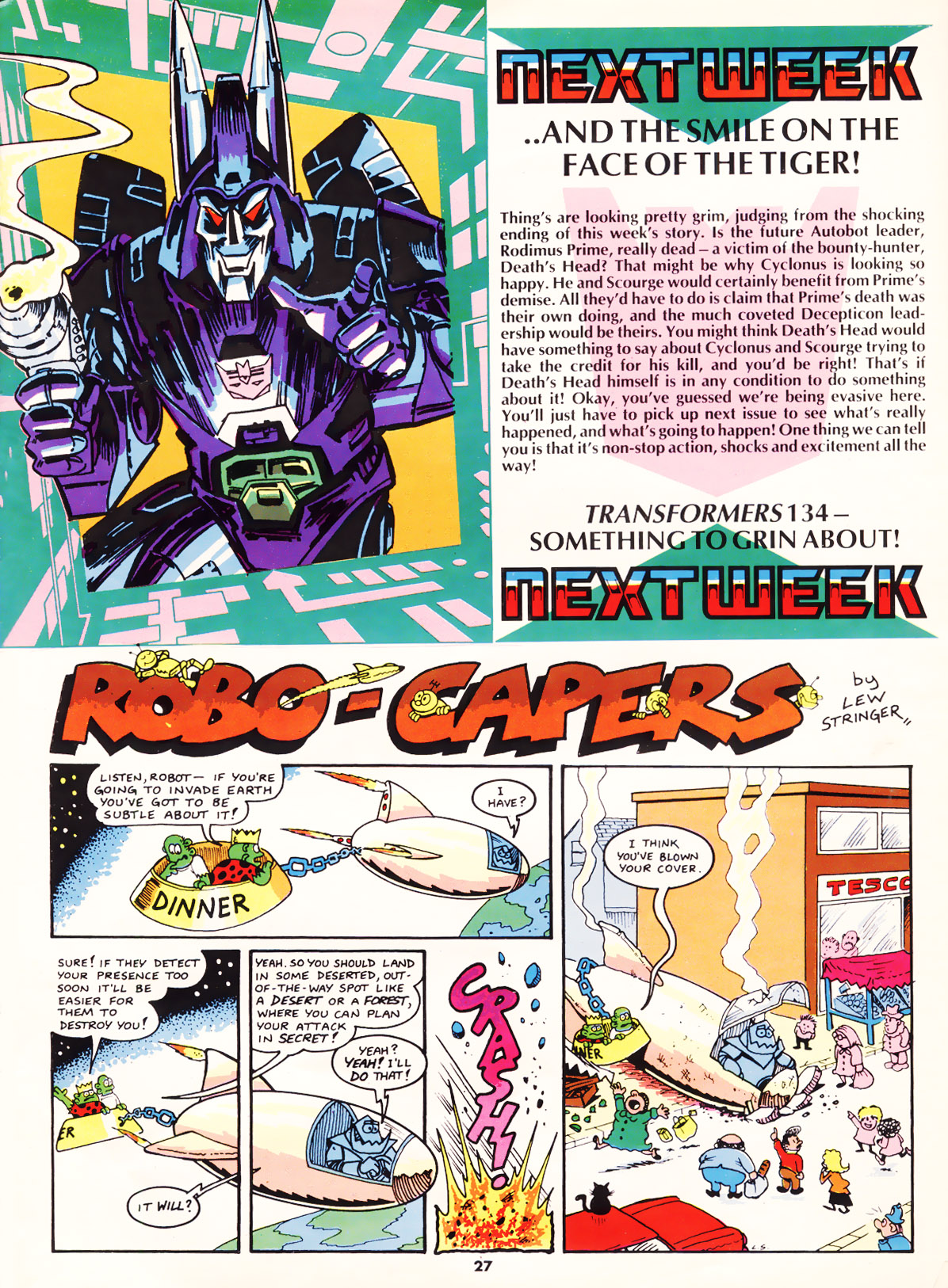 Read online The Transformers (UK) comic -  Issue #133 - 22