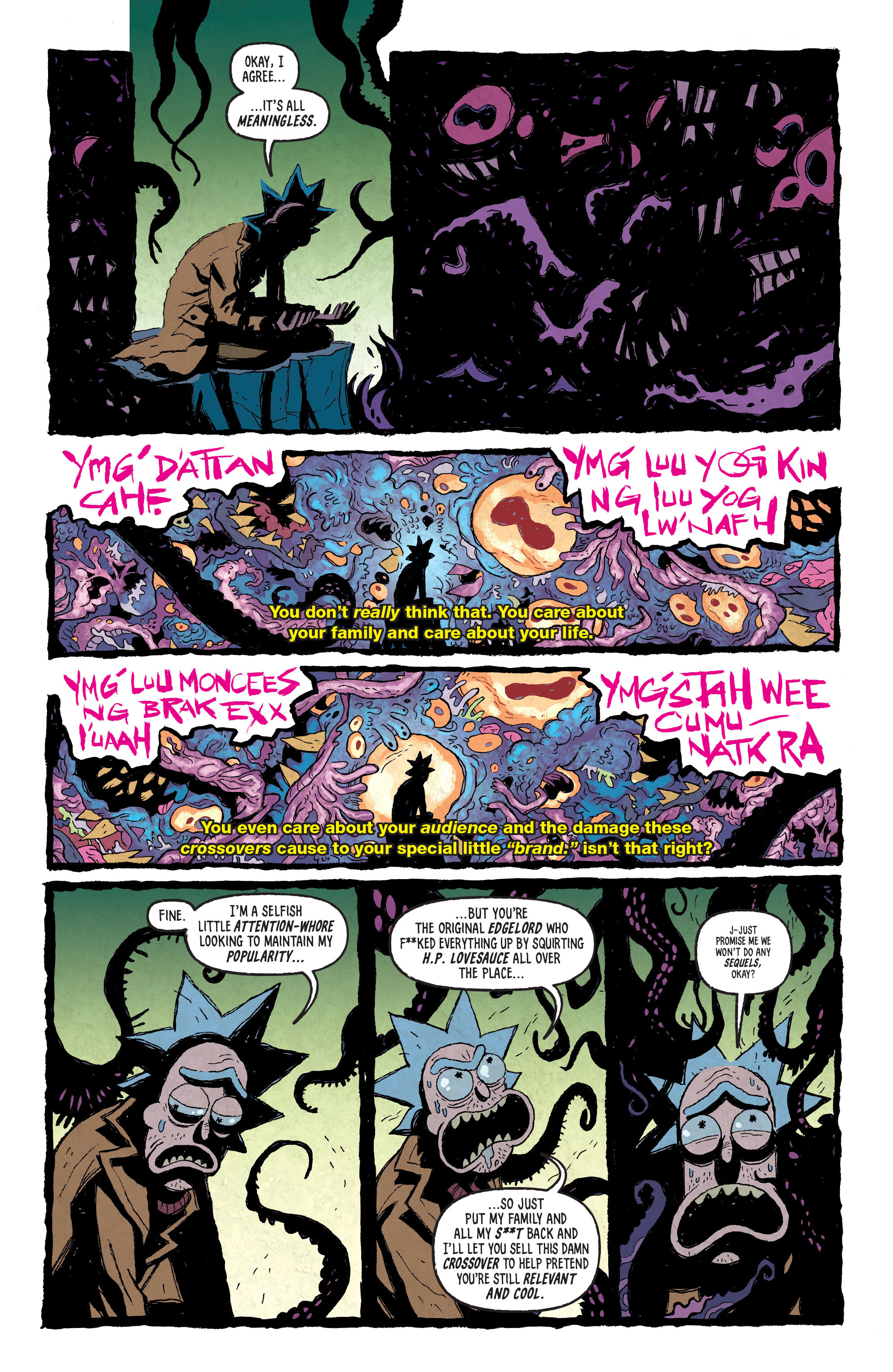 Read online Rick and Morty: vs. Cthulhu comic -  Issue # TPB - 96
