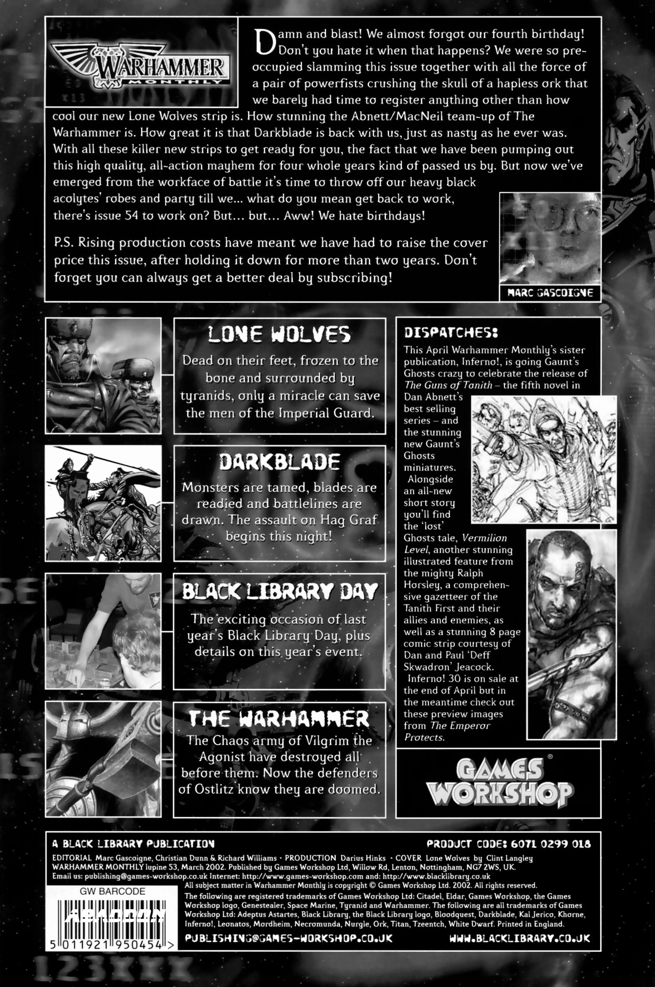 Read online Warhammer Monthly comic -  Issue #53 - 2