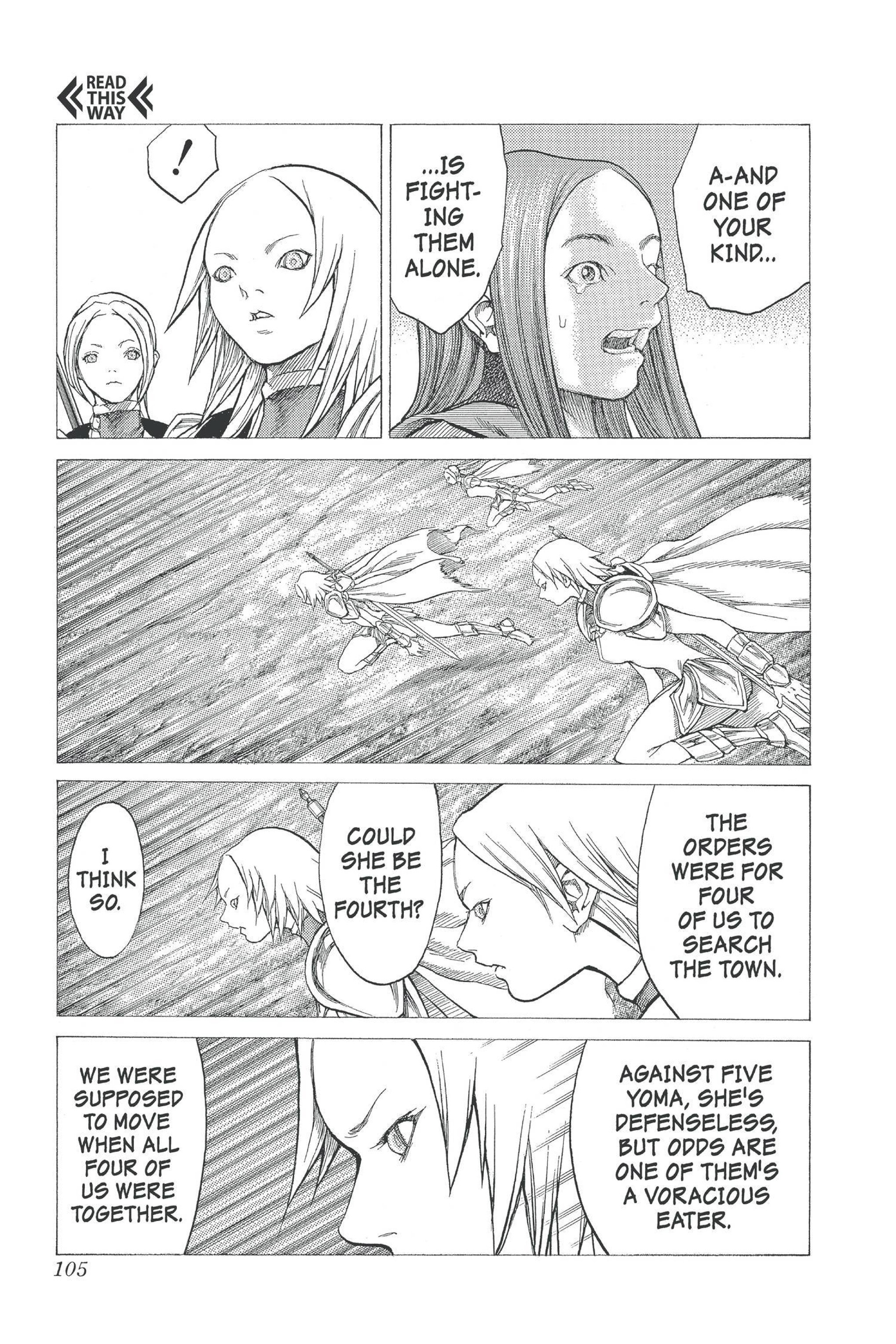 Read online Claymore comic -  Issue #5 - 93