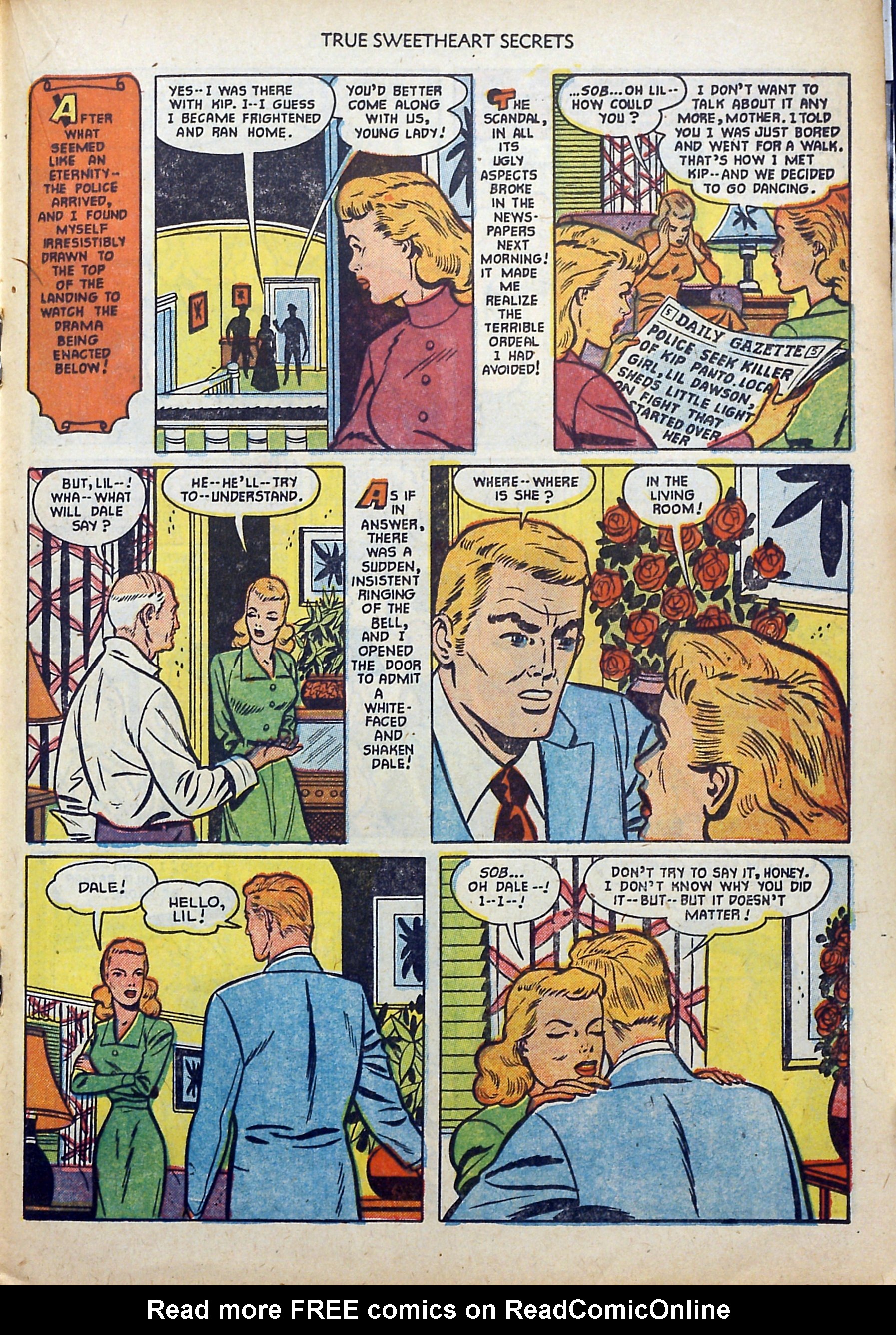 Read online True Sweetheart Secrets comic -  Issue #5 - 19