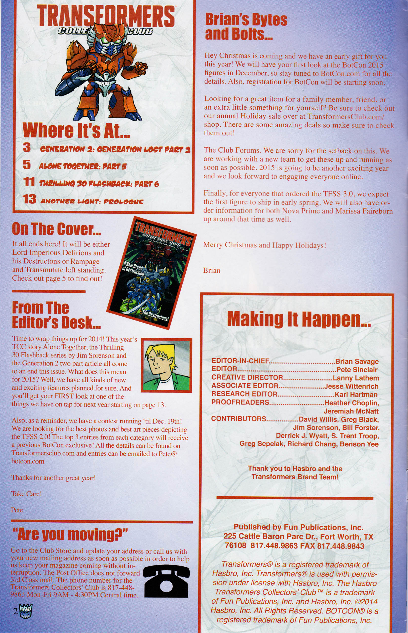 Read online Transformers: Collectors' Club comic -  Issue #60 - 2