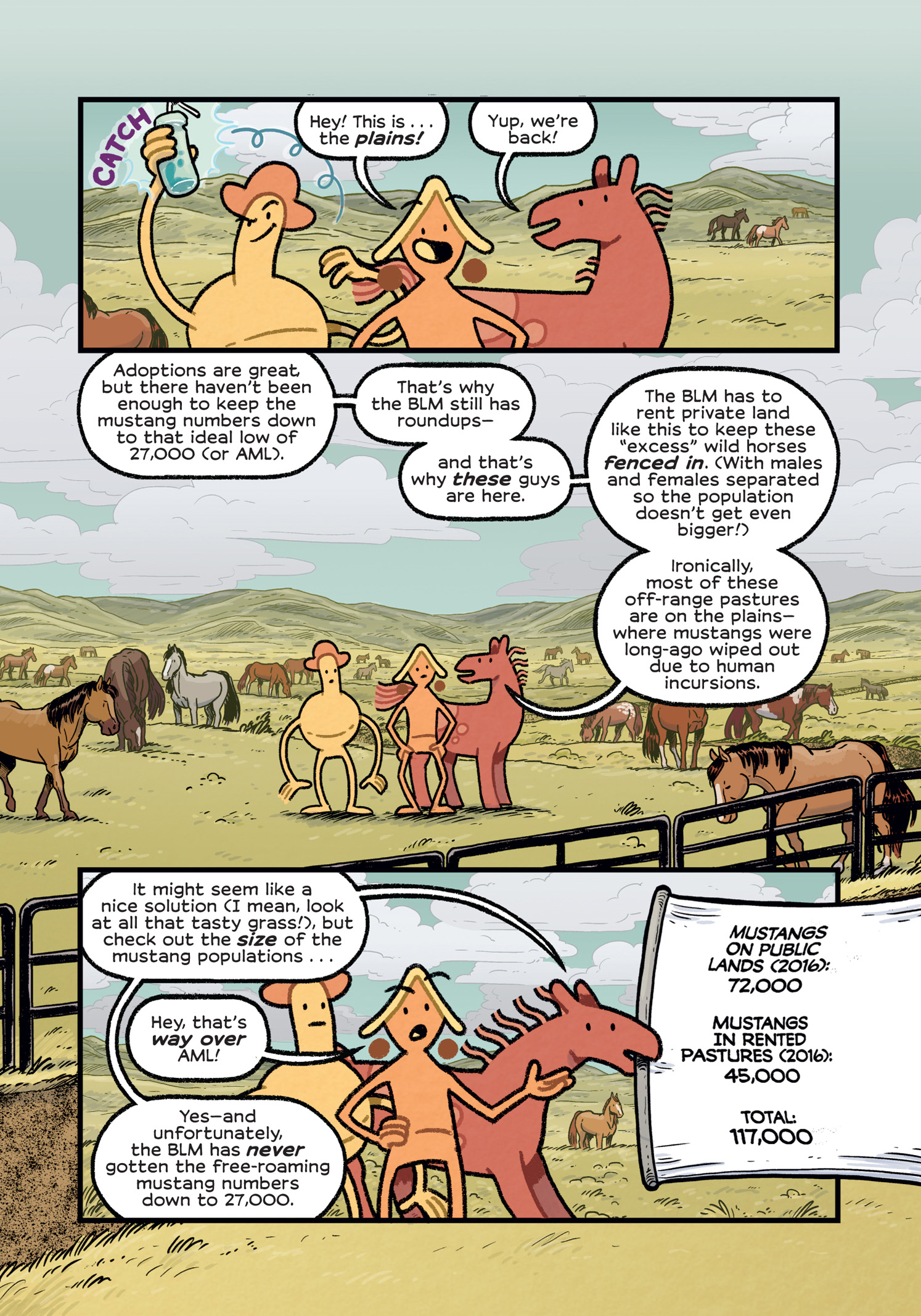 Read online History Comics comic -  Issue # The Wild Mustang - Horses of the American West - 105