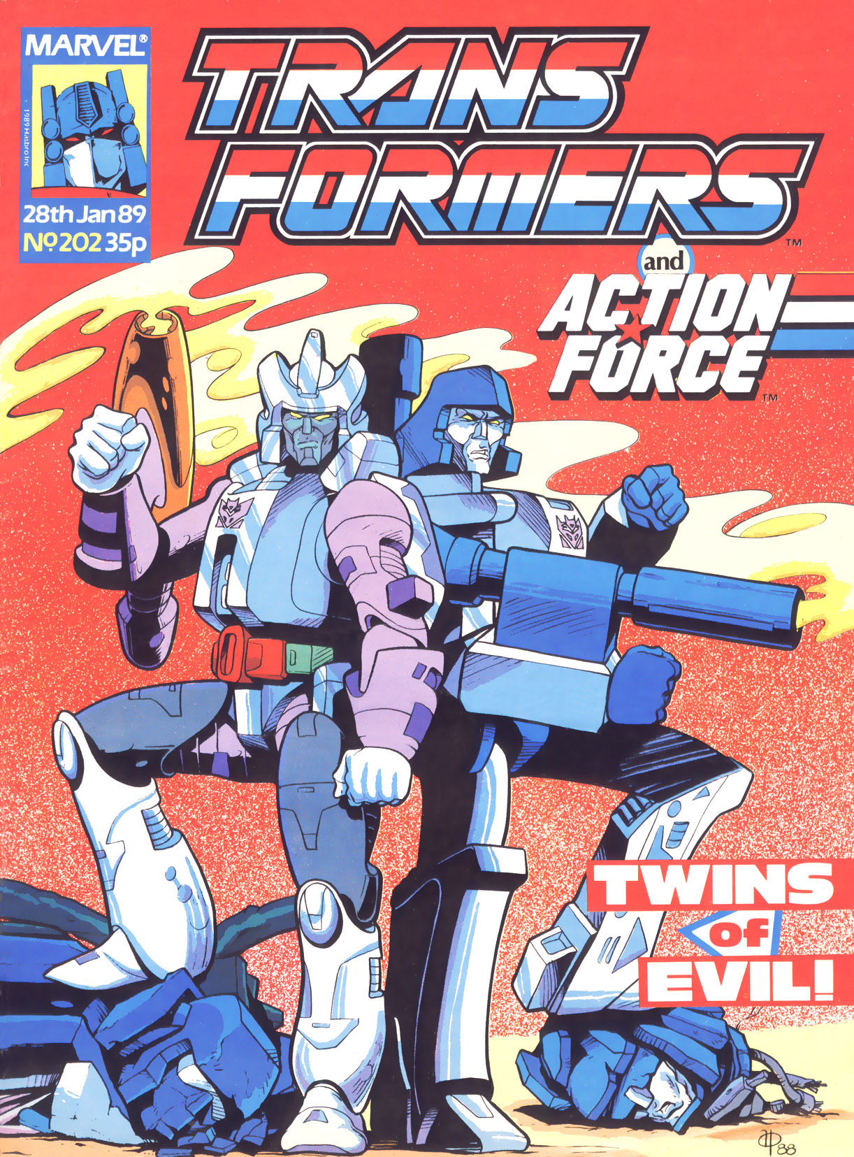Read online The Transformers (UK) comic -  Issue #202 - 1