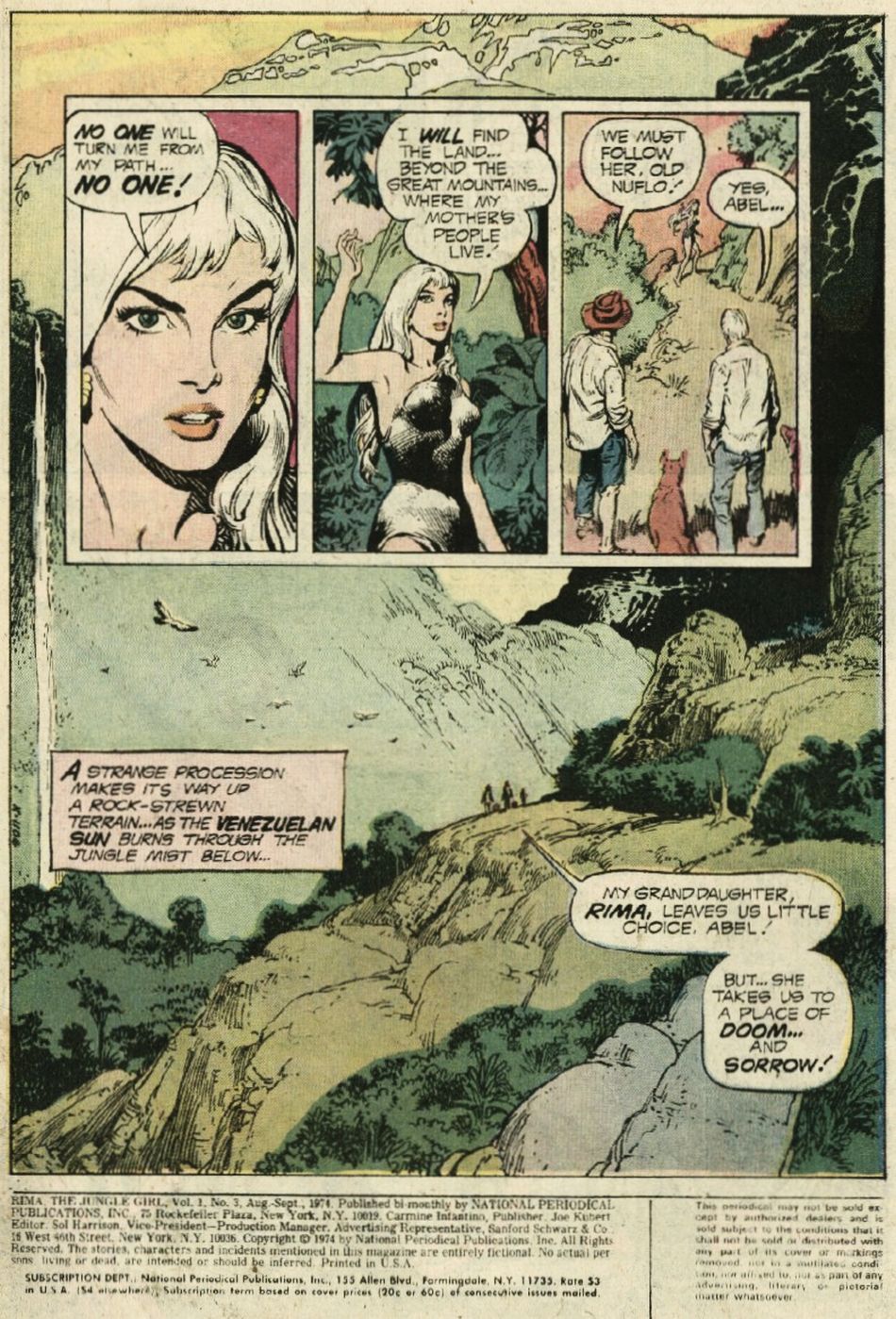 Read online Rima, The Jungle Girl comic -  Issue #3 - 3