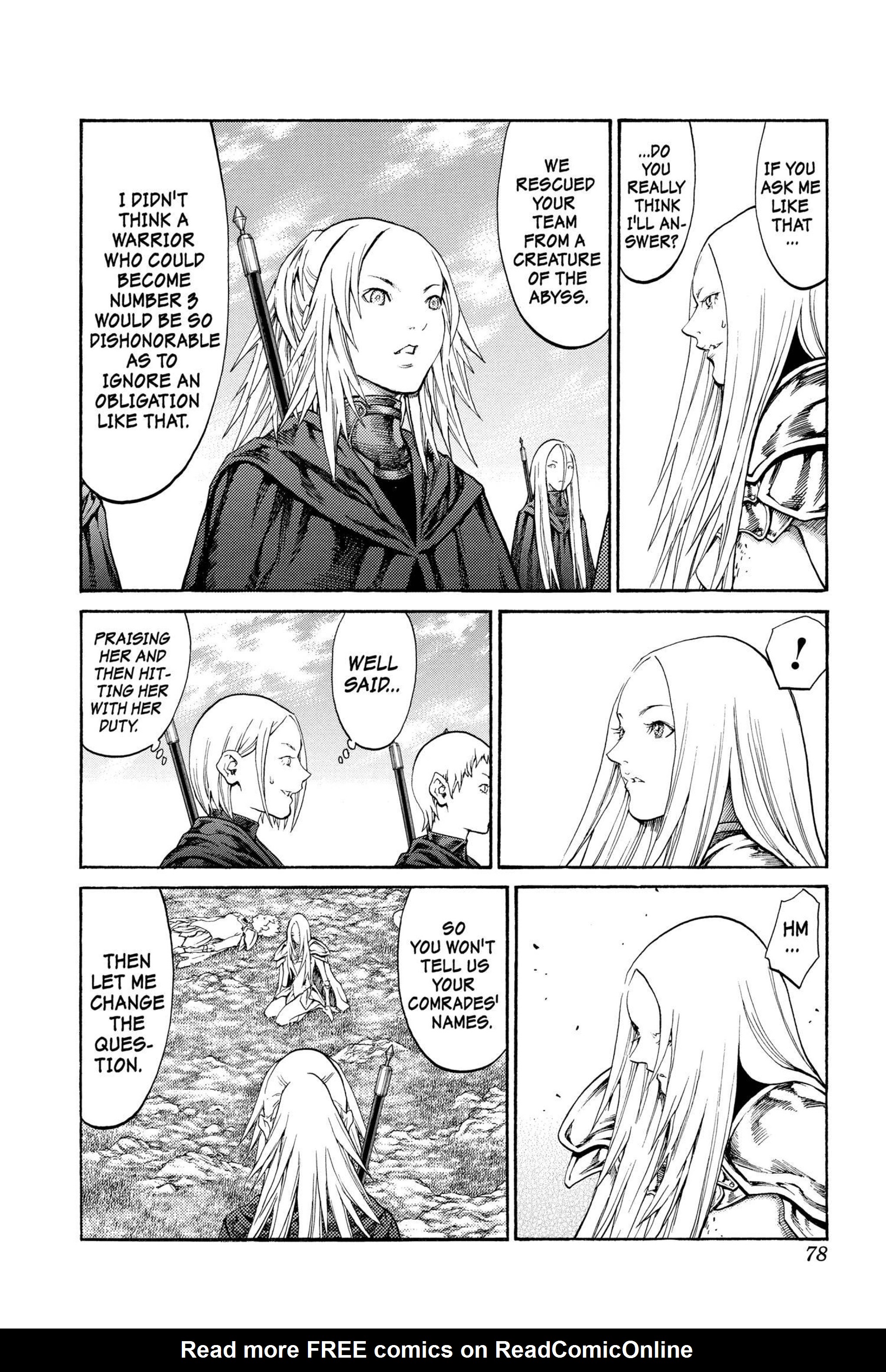 Read online Claymore comic -  Issue #13 - 73