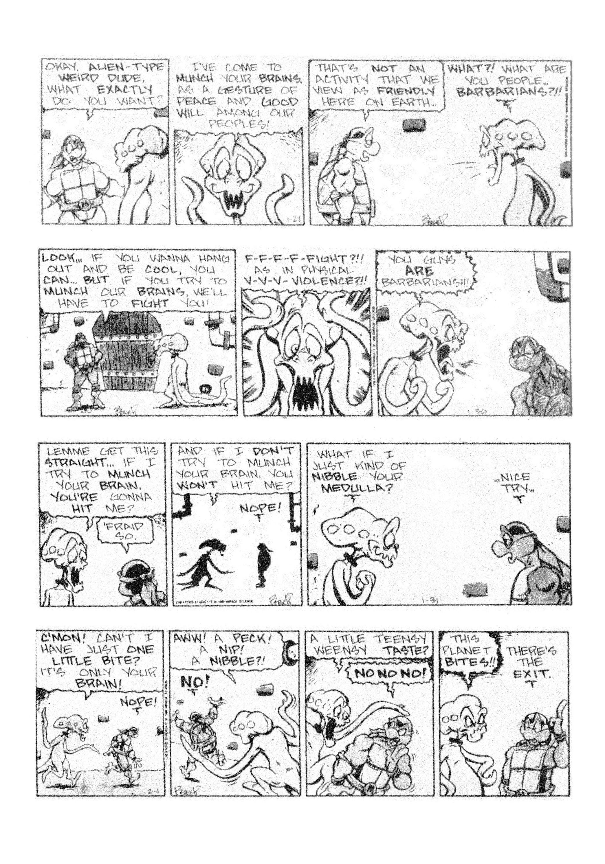Read online Teenage Mutant Ninja Turtles: Complete Newspaper Daily Comic Strip Collection comic -  Issue # TPB 3 (Part 2) - 40