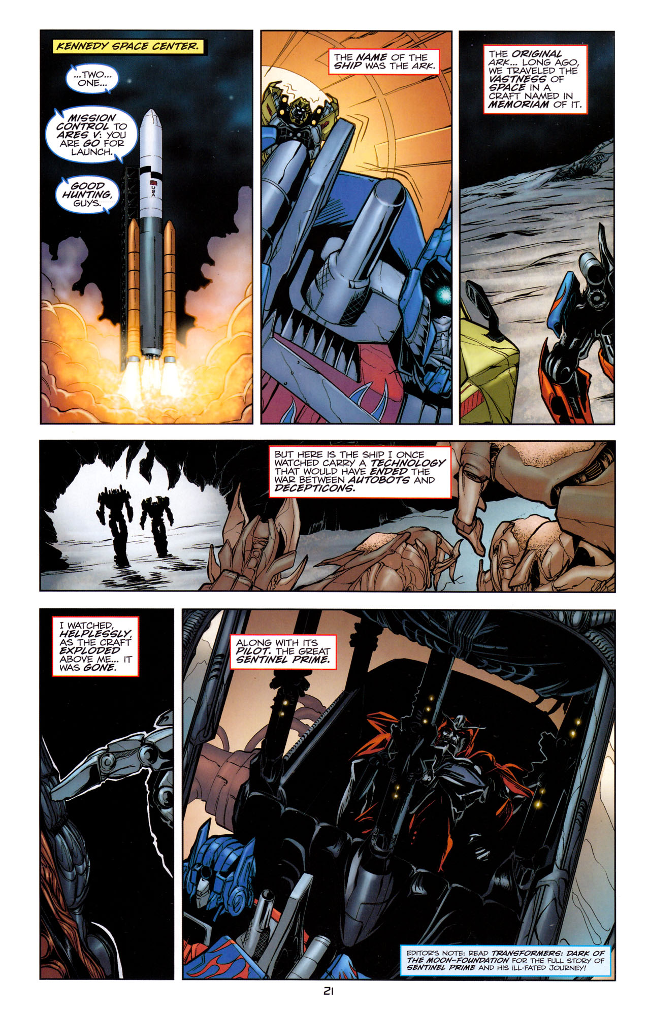 Read online Transformers: Dark of the Moon Movie Adaptation comic -  Issue #1 - 23