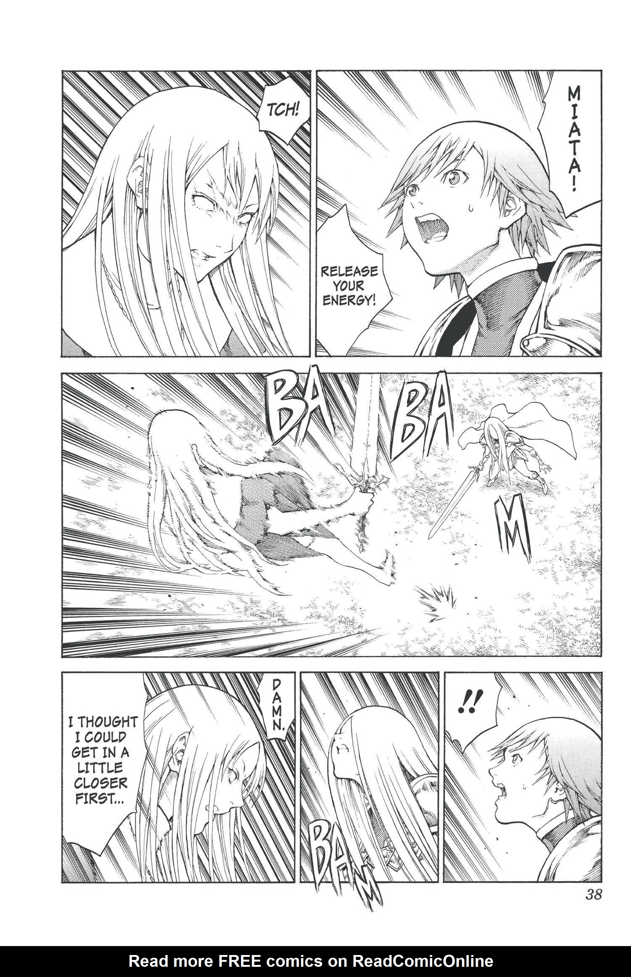 Read online Claymore comic -  Issue #14 - 36