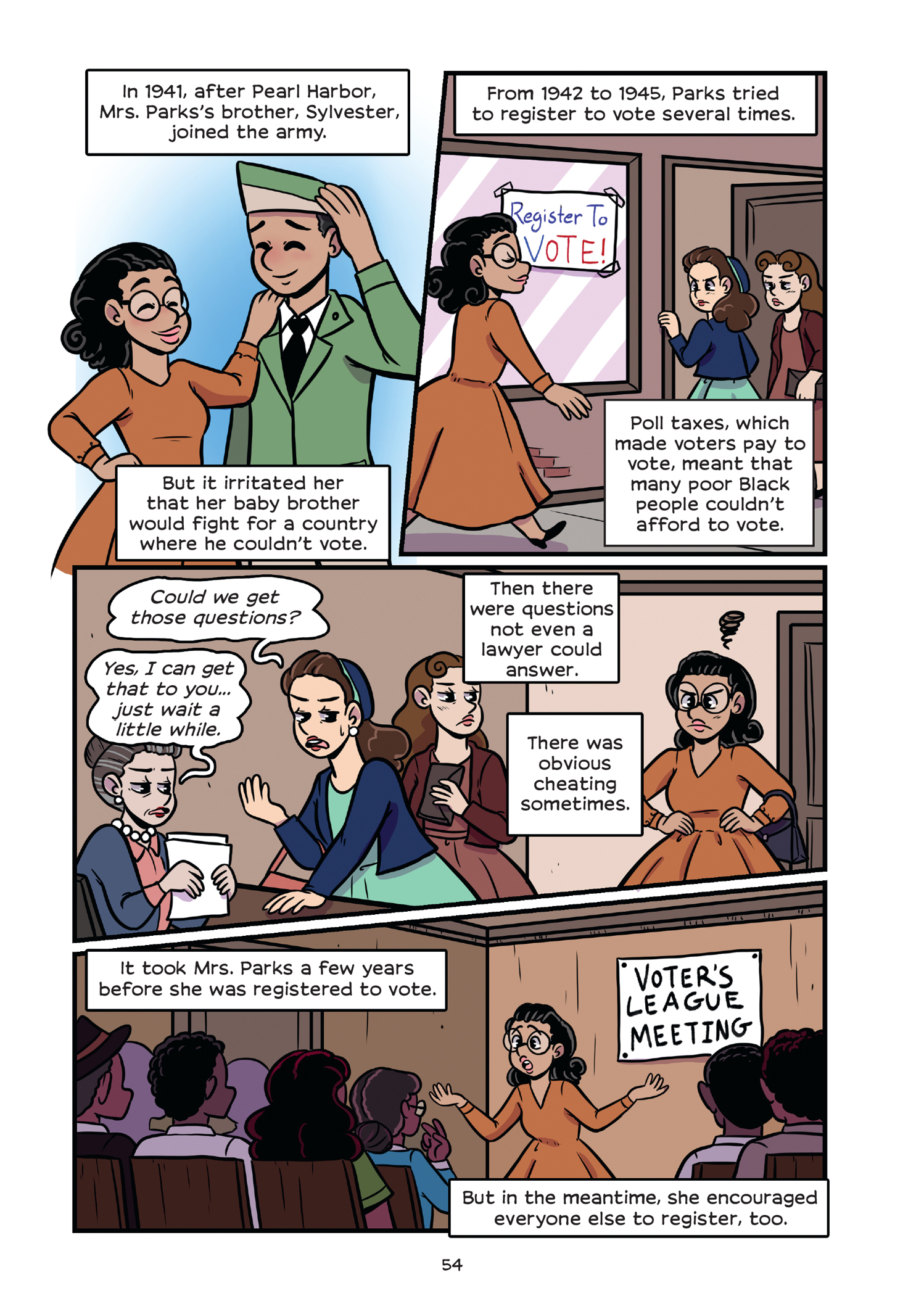 Read online History Comics comic -  Issue # Rosa Parks & Claudette Colvin - Civil Rights Heroes - 59