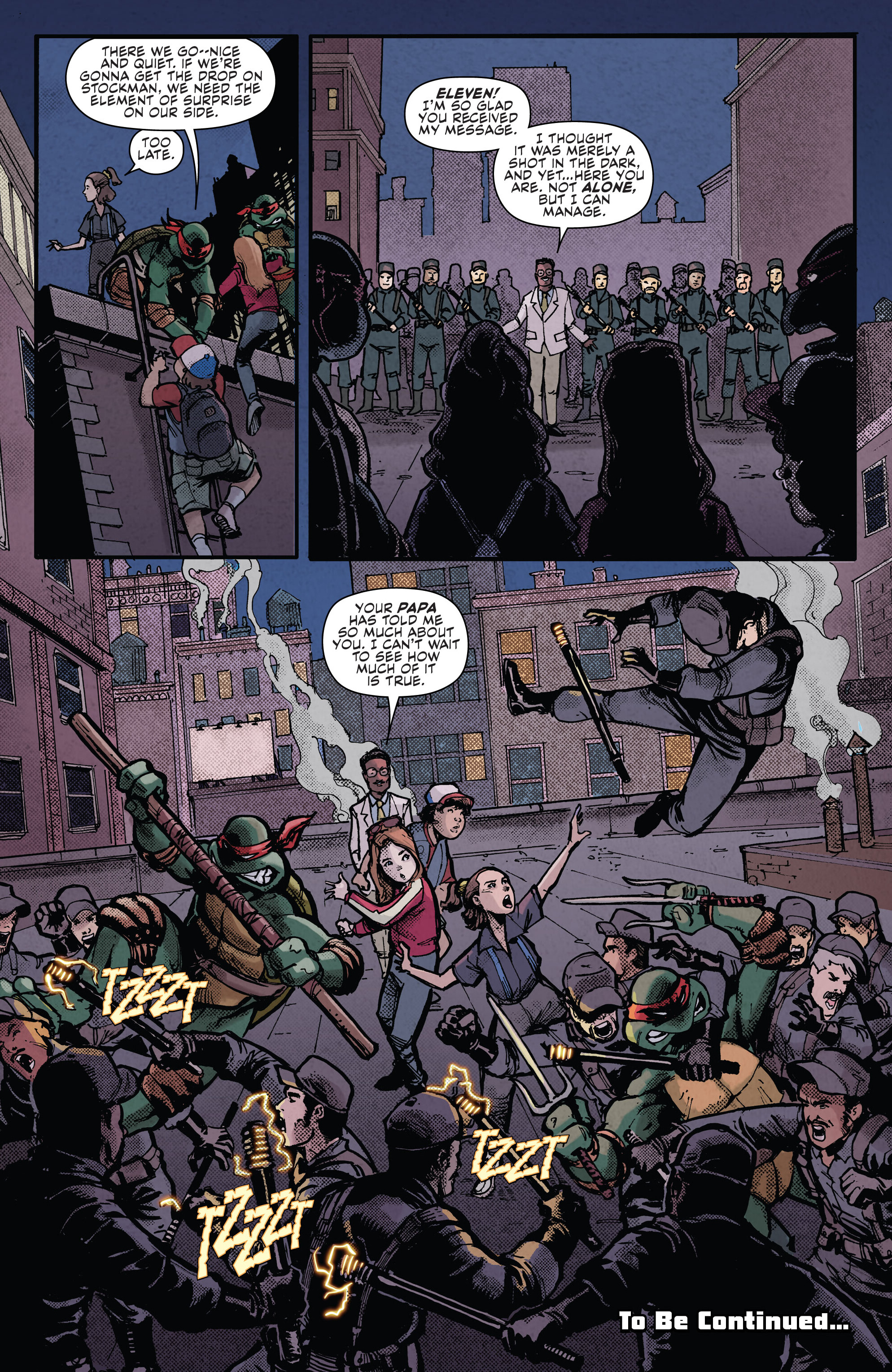 Read online Teenage Mutant Ninja Turtles x Stranger Things comic -  Issue #1 - 21