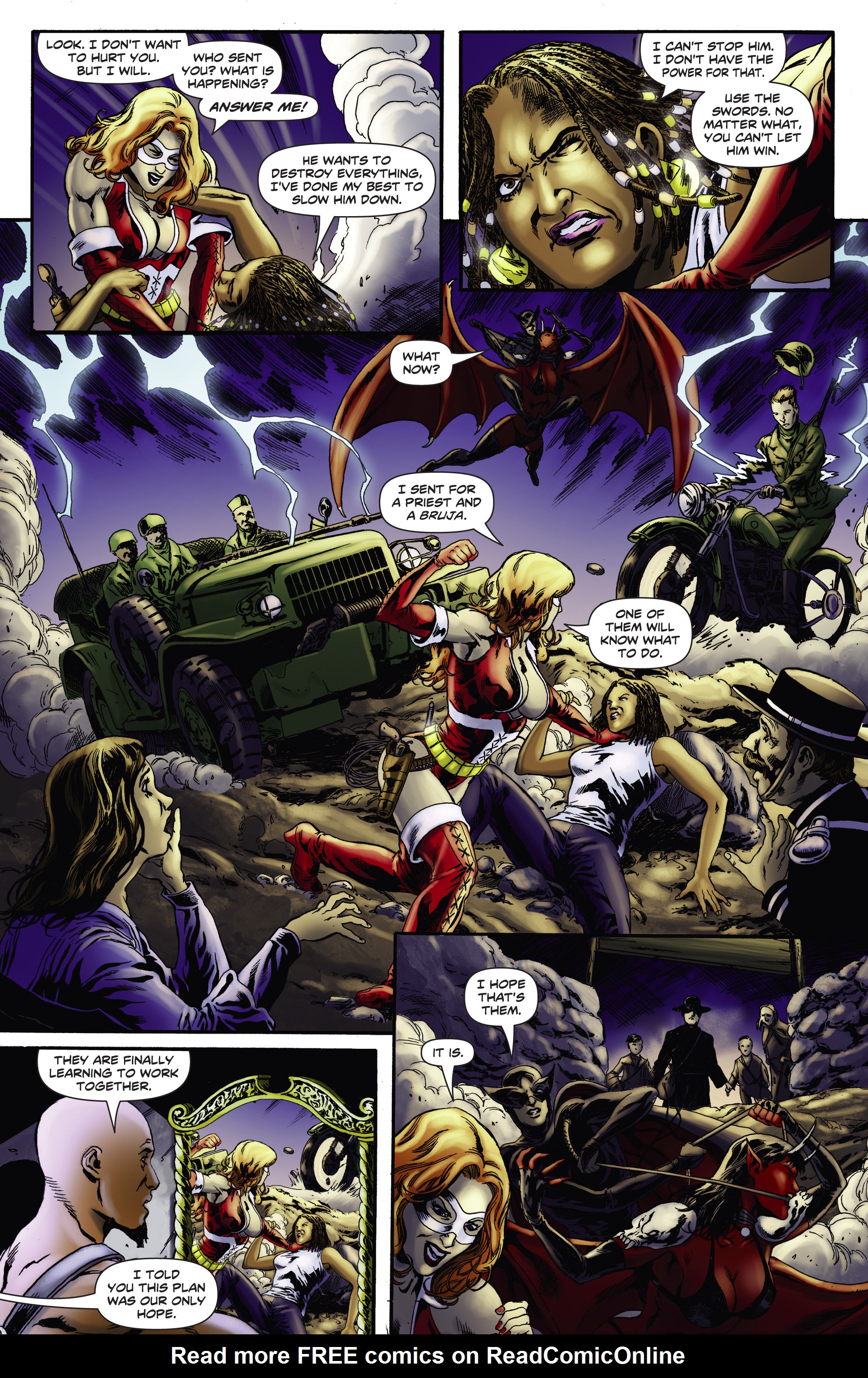 Read online Swords of Sorrow, Miss Fury & Lady Rawhide comic -  Issue # Full - 20