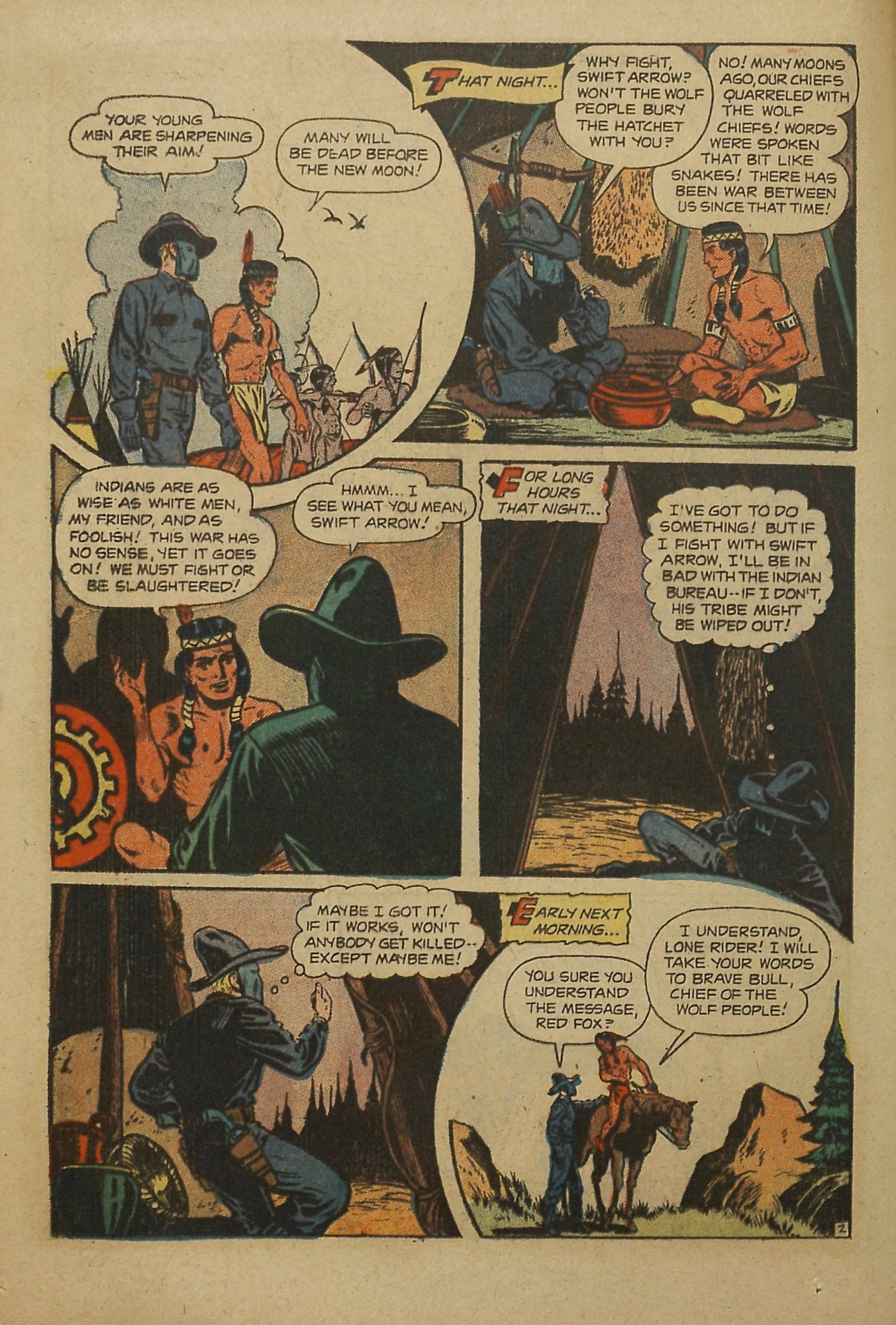 Read online Swift Arrow (1954) comic -  Issue #4 - 12