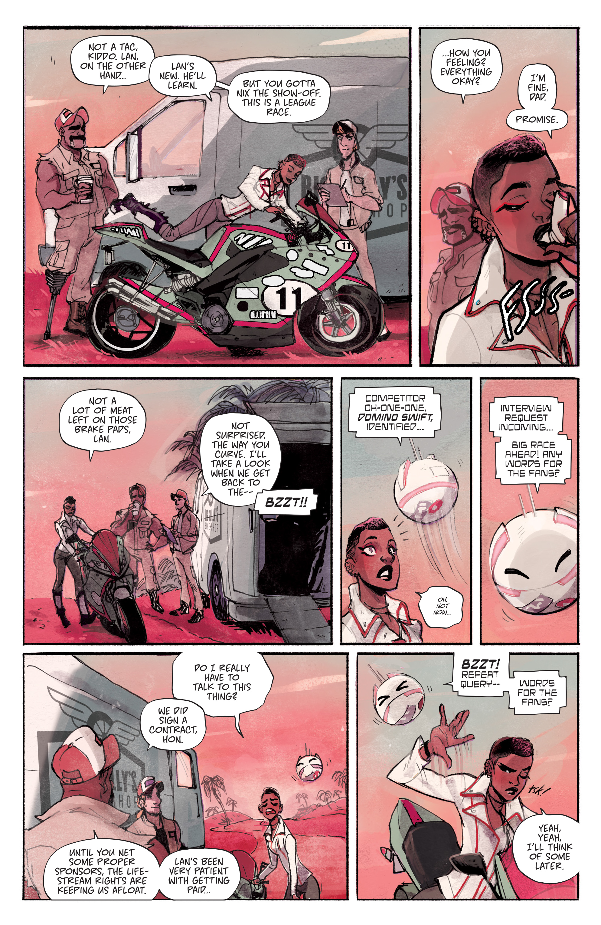 Read online Motor Crush comic -  Issue #1 - 5
