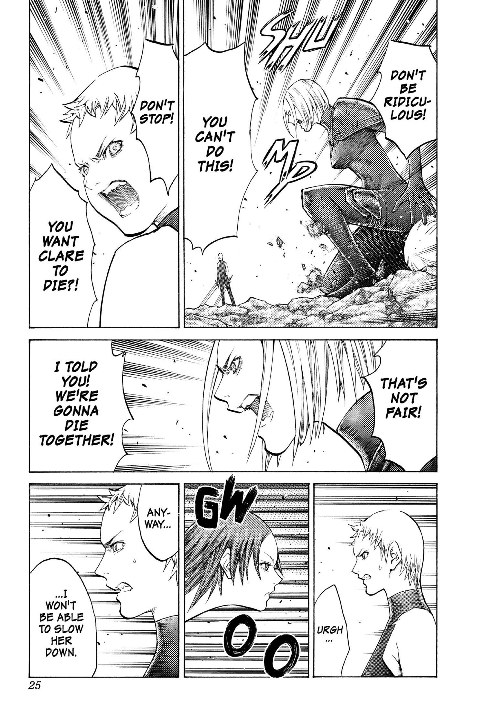Read online Claymore comic -  Issue #19 - 24