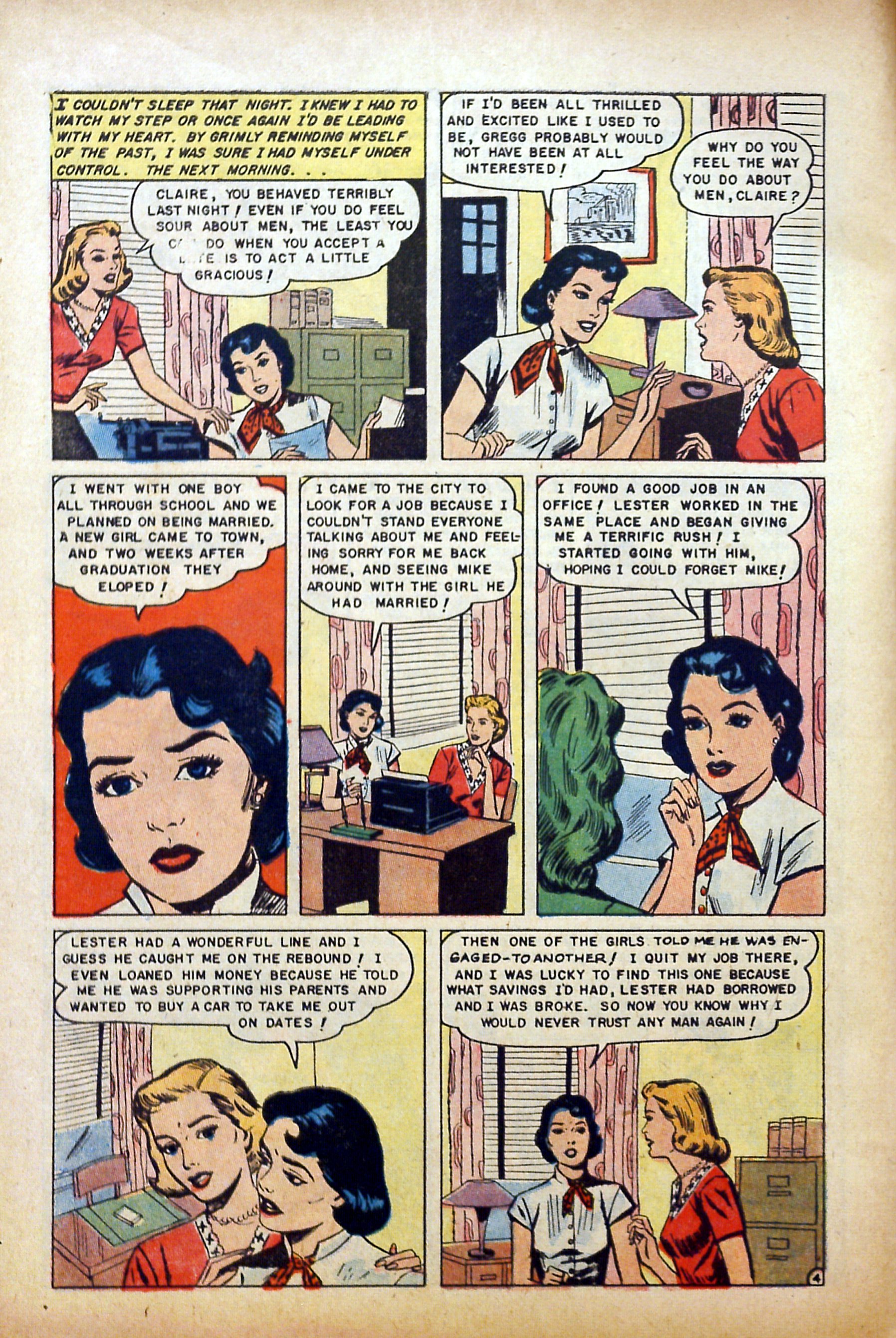 Read online Glamorous Romances comic -  Issue #85 - 6